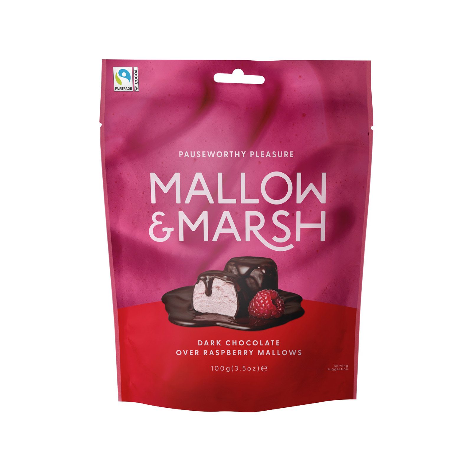 Thanopoulos | Mallow & Marsh marshmallows βατόμουρο με επικάλυψη