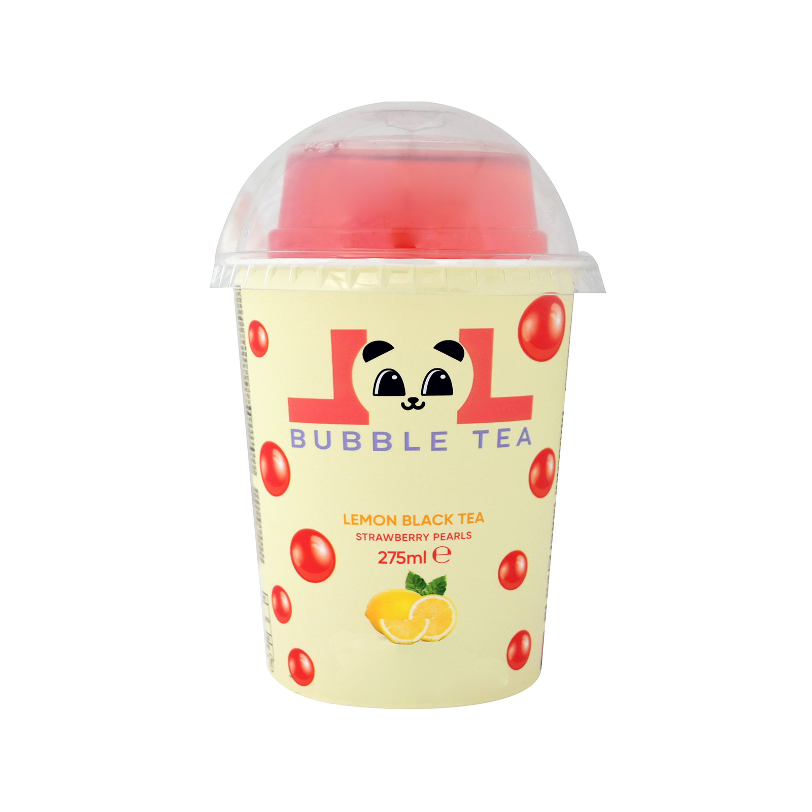 Lol Bubble tea black lemon ρόφημα strawberry pearls 275ml εικόνα 1