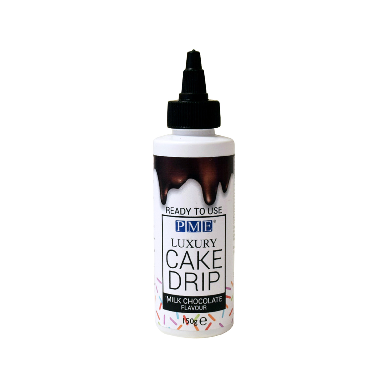 Pme Luxury Cake Drip διακοσμητικά ζαχαροπλαστικής milk chocolate 150g εικόνα 1