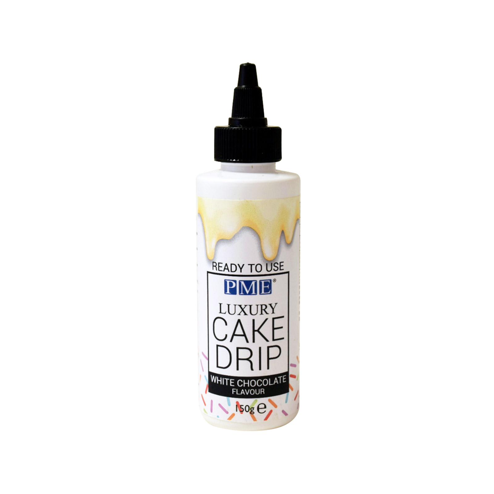 Pme Luxury Cake Drip διακοσμητικά ζαχαροπλαστικής white chocolate 150g εικόνα 1