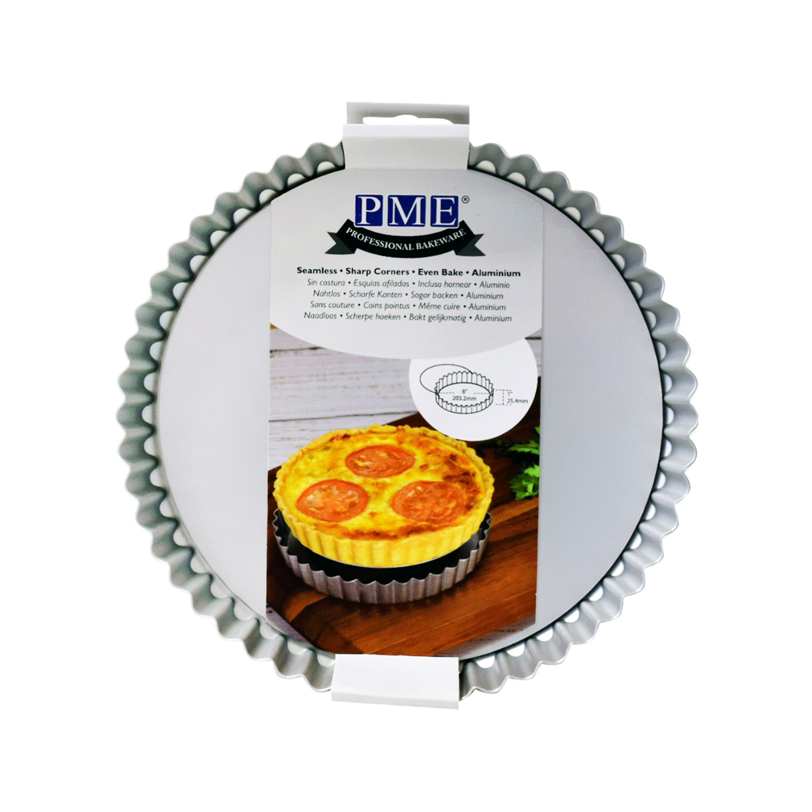 Pme ταψί αλουμινιου στρογγυλό 25,4 mm εικόνα 1