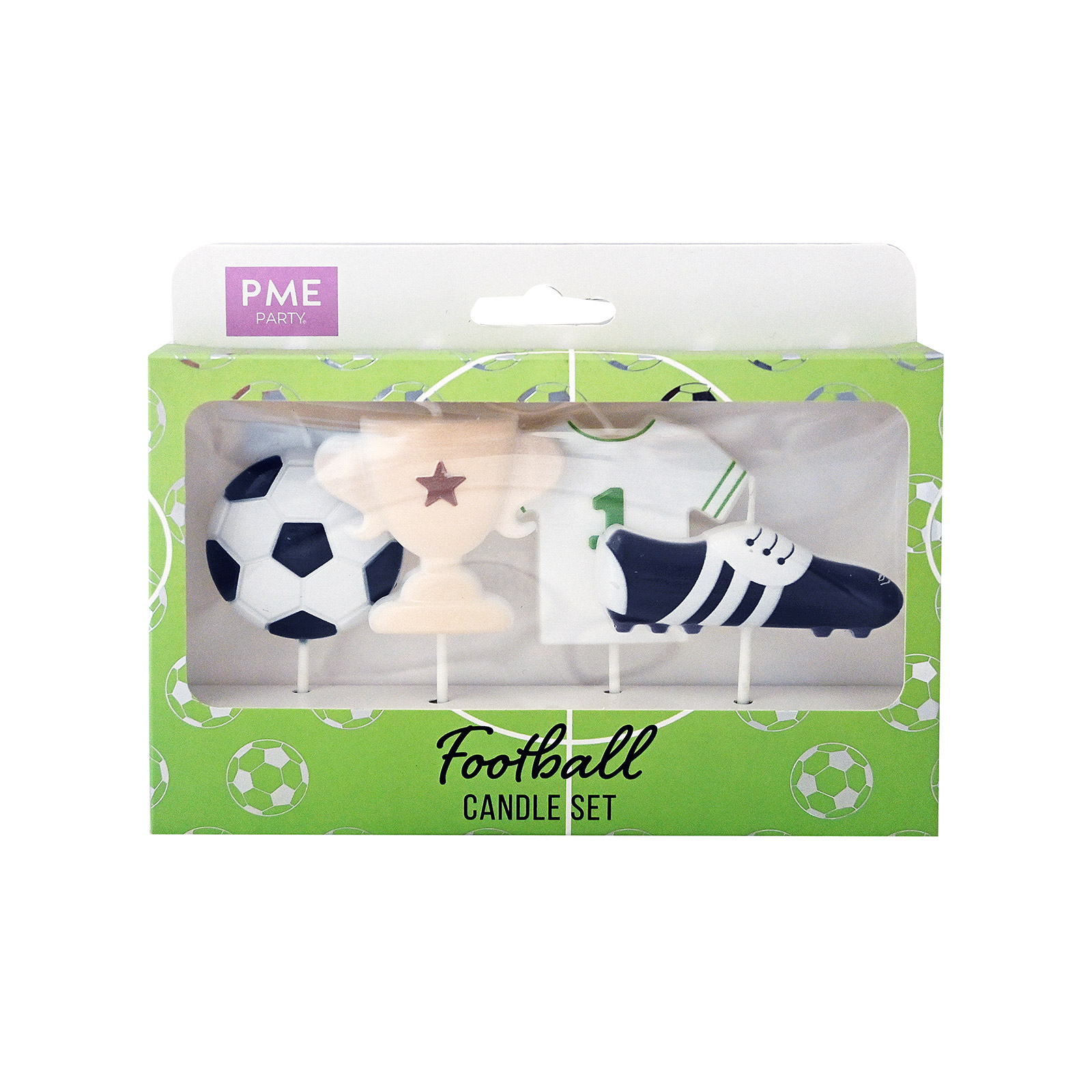 Pme Football κεριά 4τεμ εικόνα 1