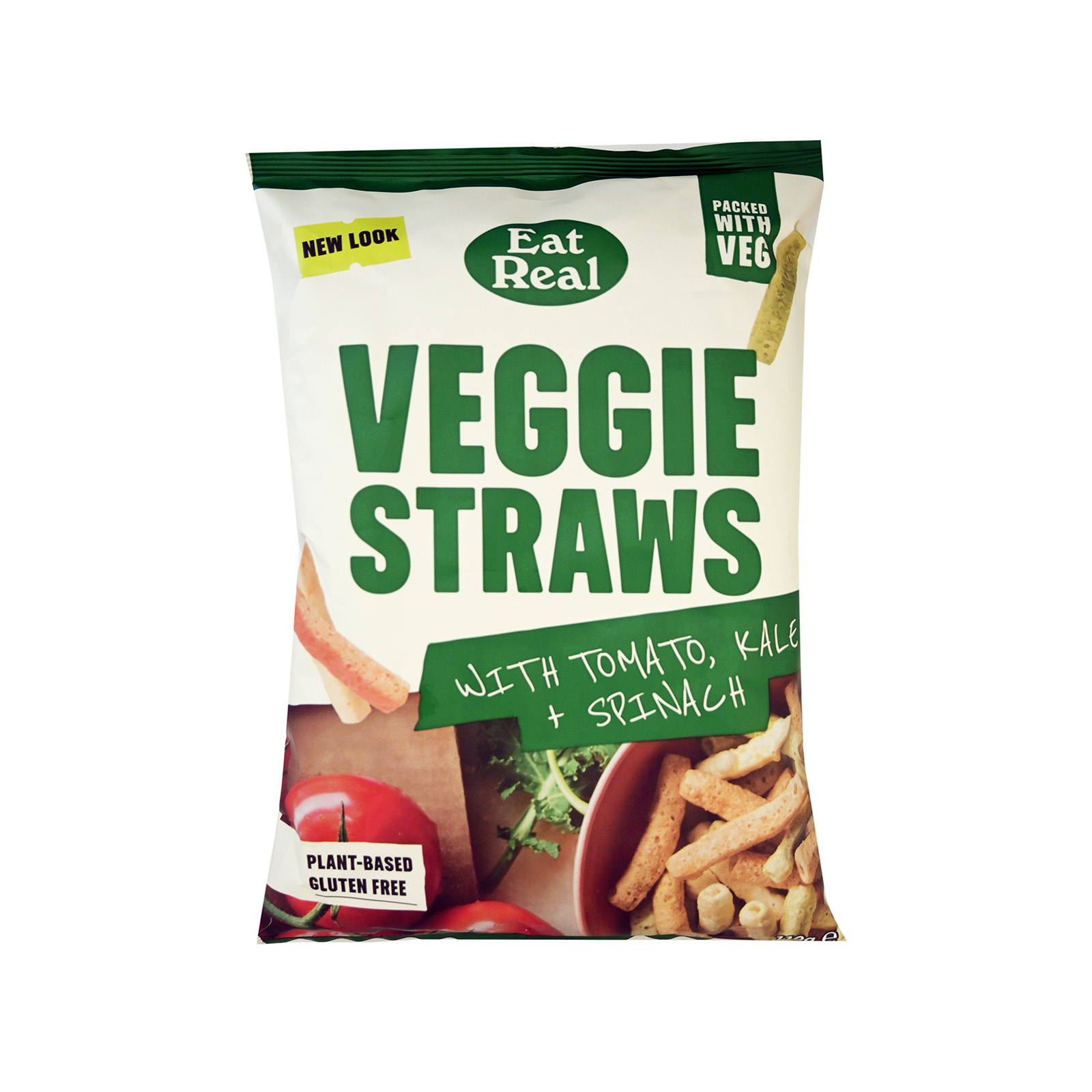 Eat Real Veggie straws σνακ 110g εικόνα 1
