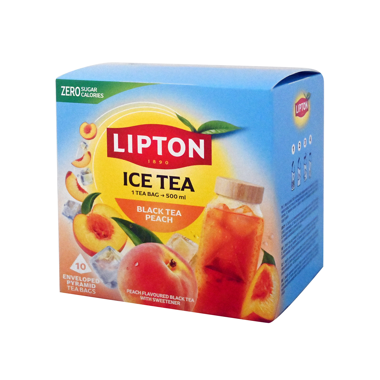 Lipton Ice Tea αφέψημα μαύρου τσαγιού ροδάκινο 10φακ εικόνα 1