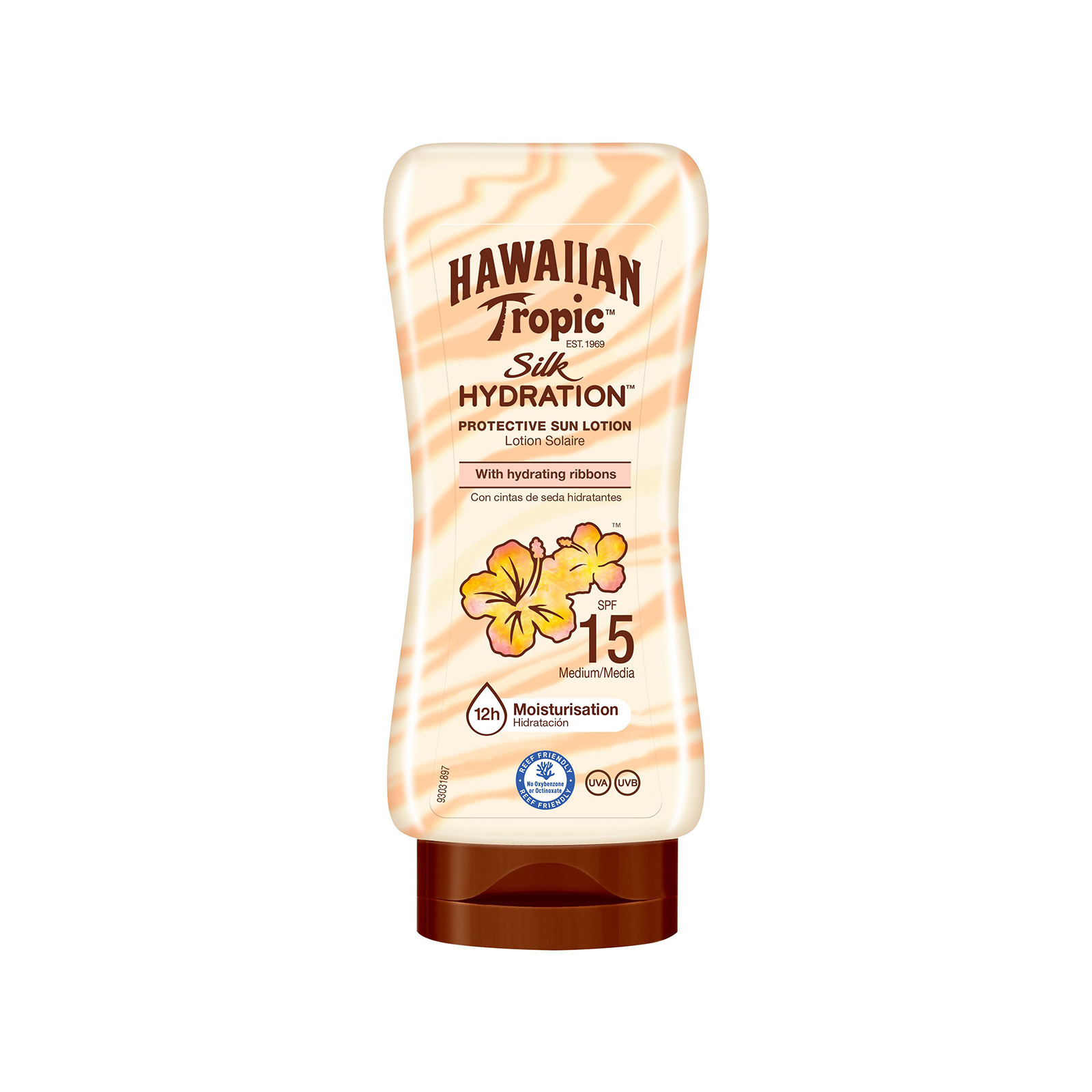 Hawaiian Tropic Silk Hydration αντηλιακό γαλάκτωμα medium spf15 180ml εικόνα 1