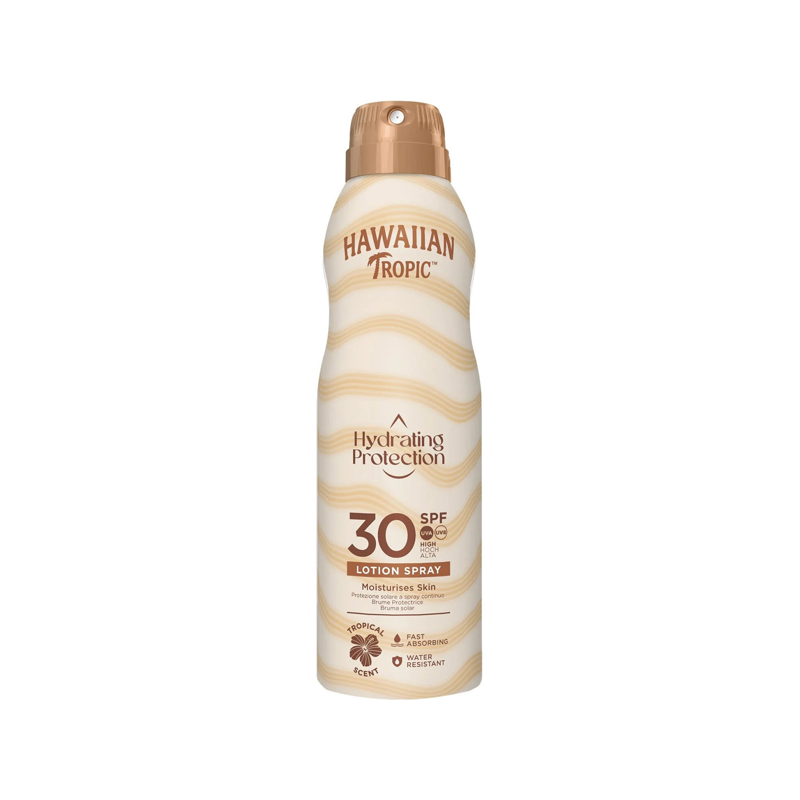Hawaiian Tropic Hydrating Protection lotion spray SPF 30 high 177ml image 1