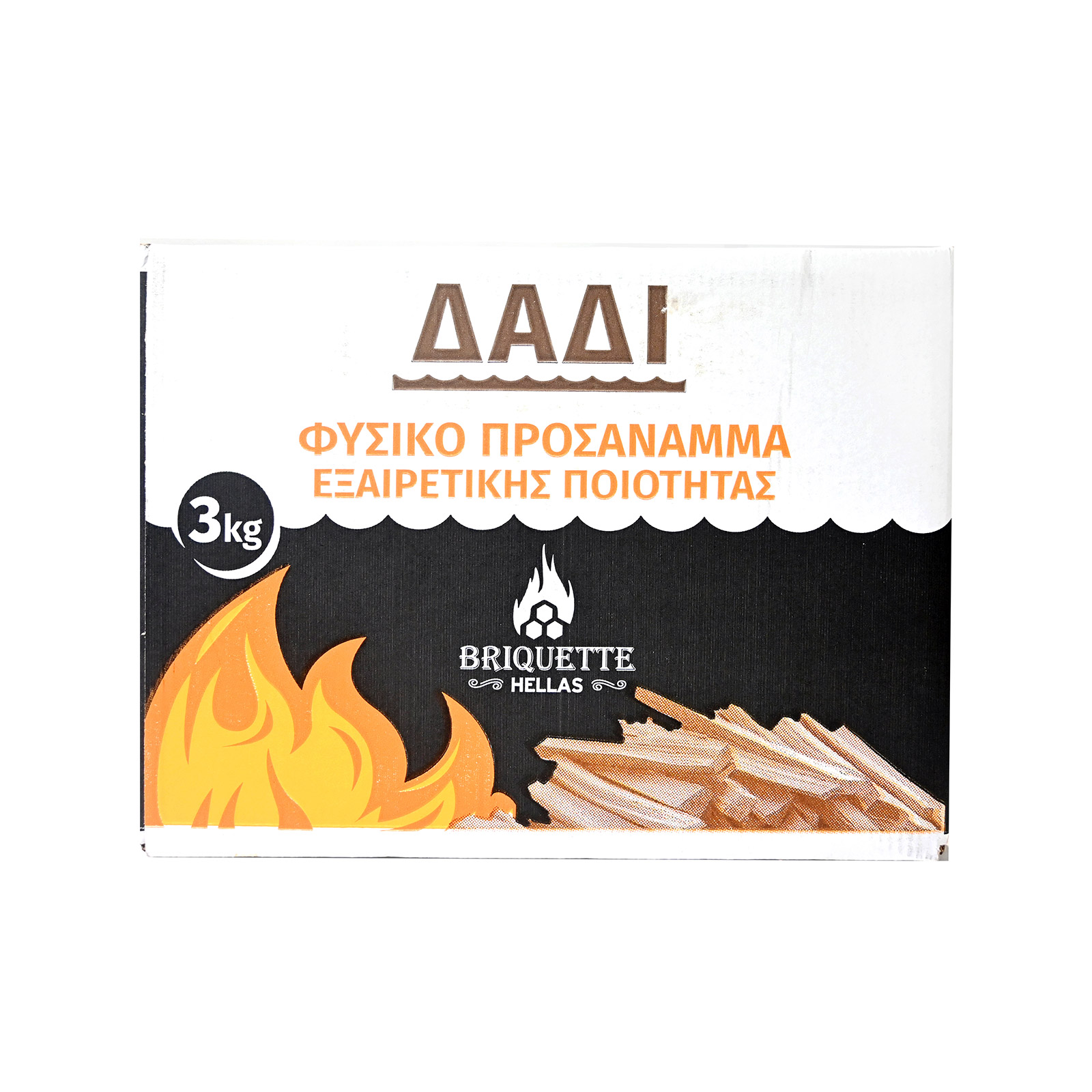 Briquette Hellas προσάναμμα δαδί 3kg εικόνα 1