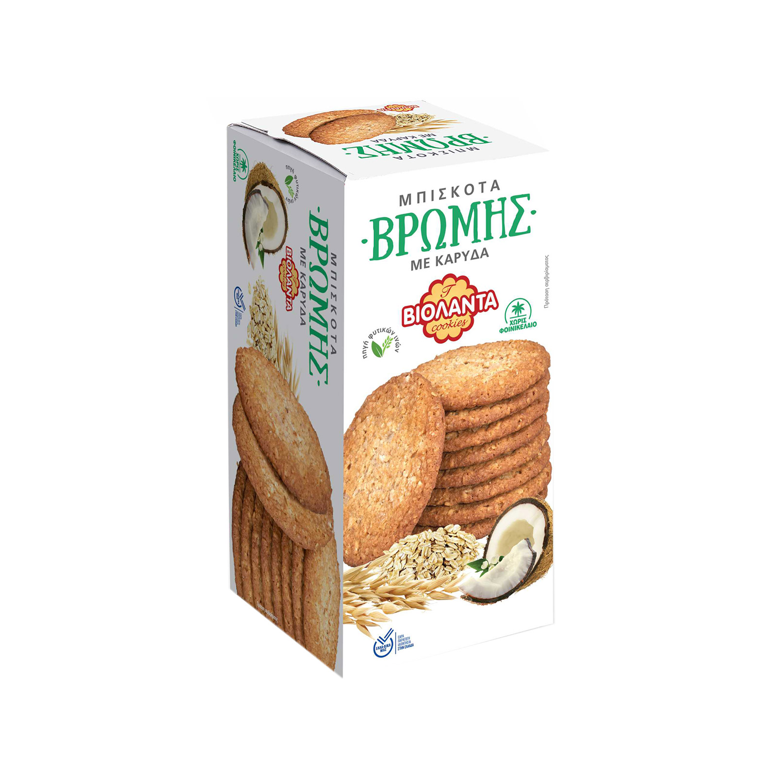 Violanta oatmeal cookies with coconut 200g image 1