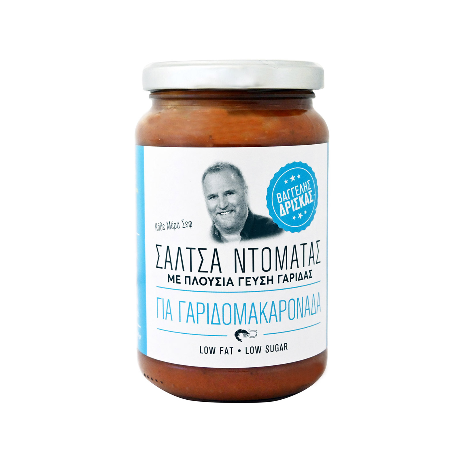 Δρίσκας σάλτσα ντομάτας ζυμαρικών γεύση γαρίδας 340g εικόνα 1