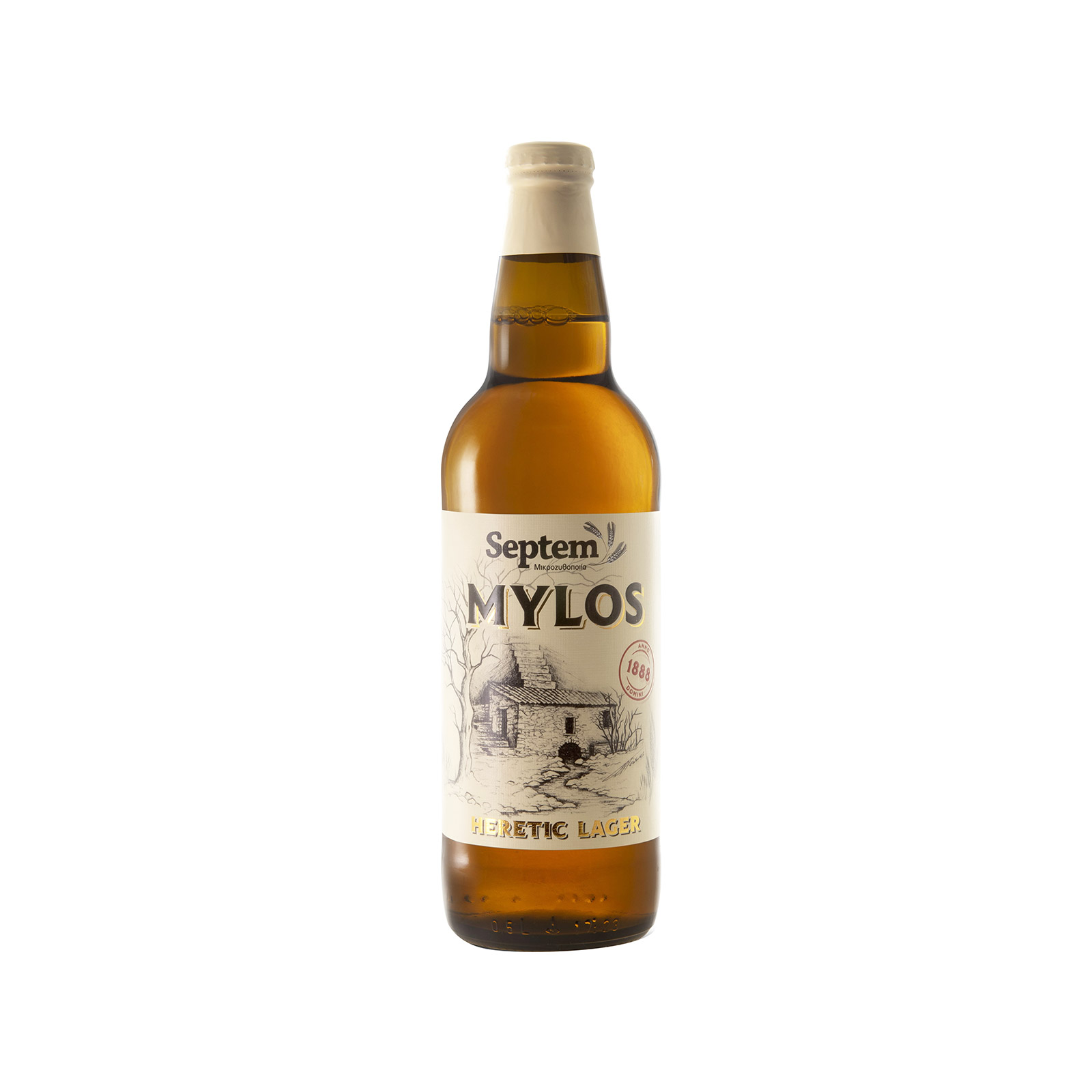 Septem Mylos heretic lager μπίρα 500ml εικόνα 1