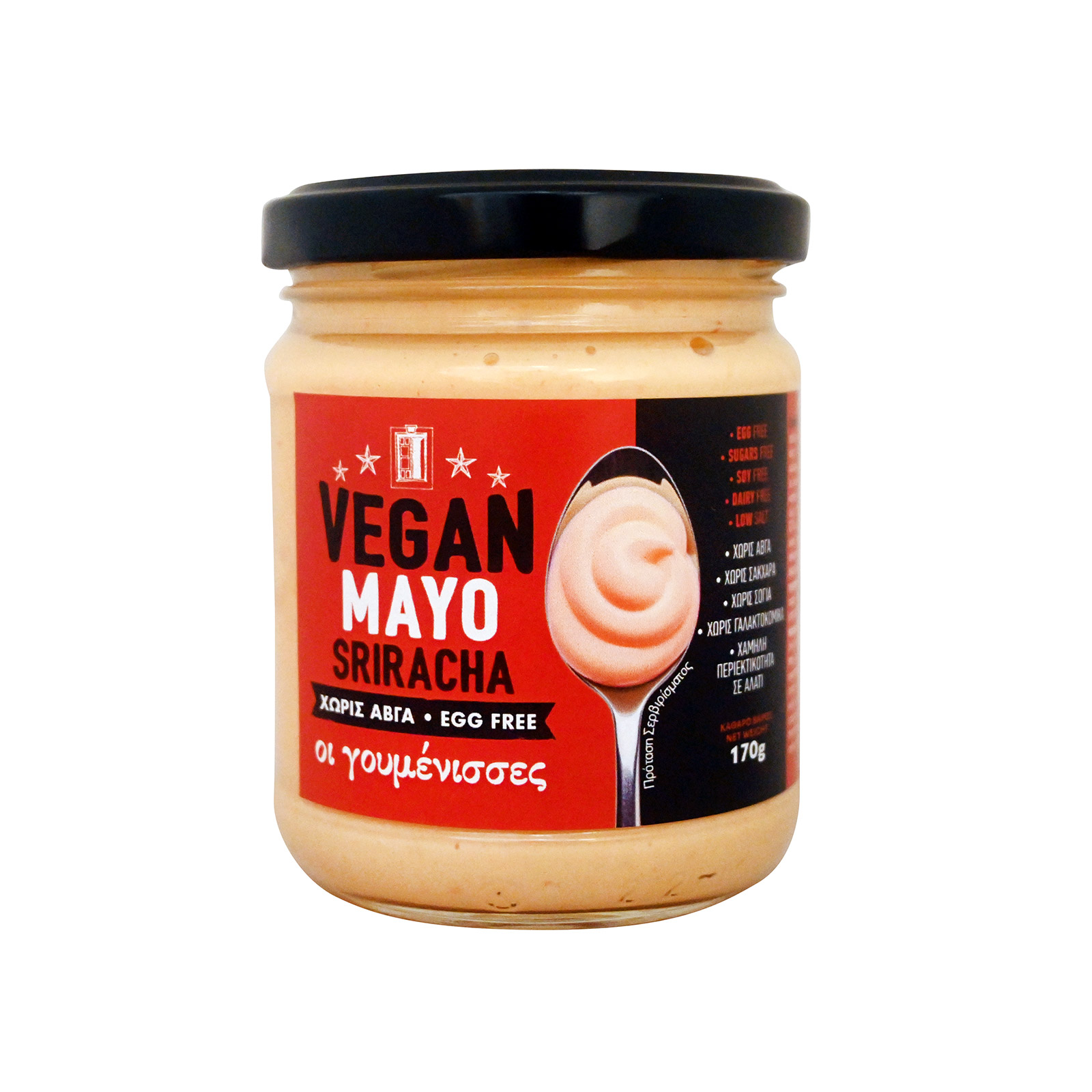 Γουμένισσες vegan mayo sriracha 170g εικόνα 1