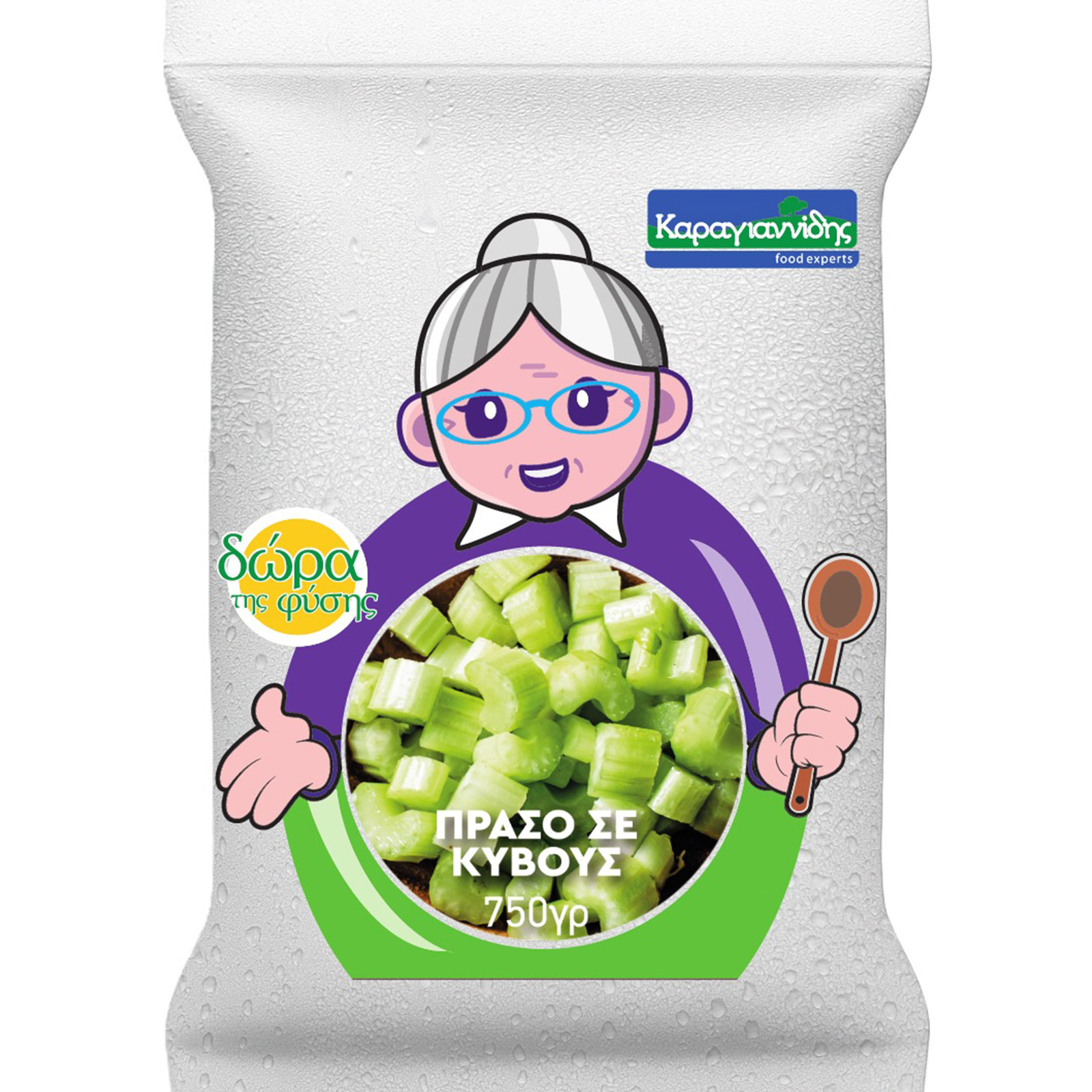 Καραγιαννίδης πράσο κτψ σε κύβους 750g εικόνα 1