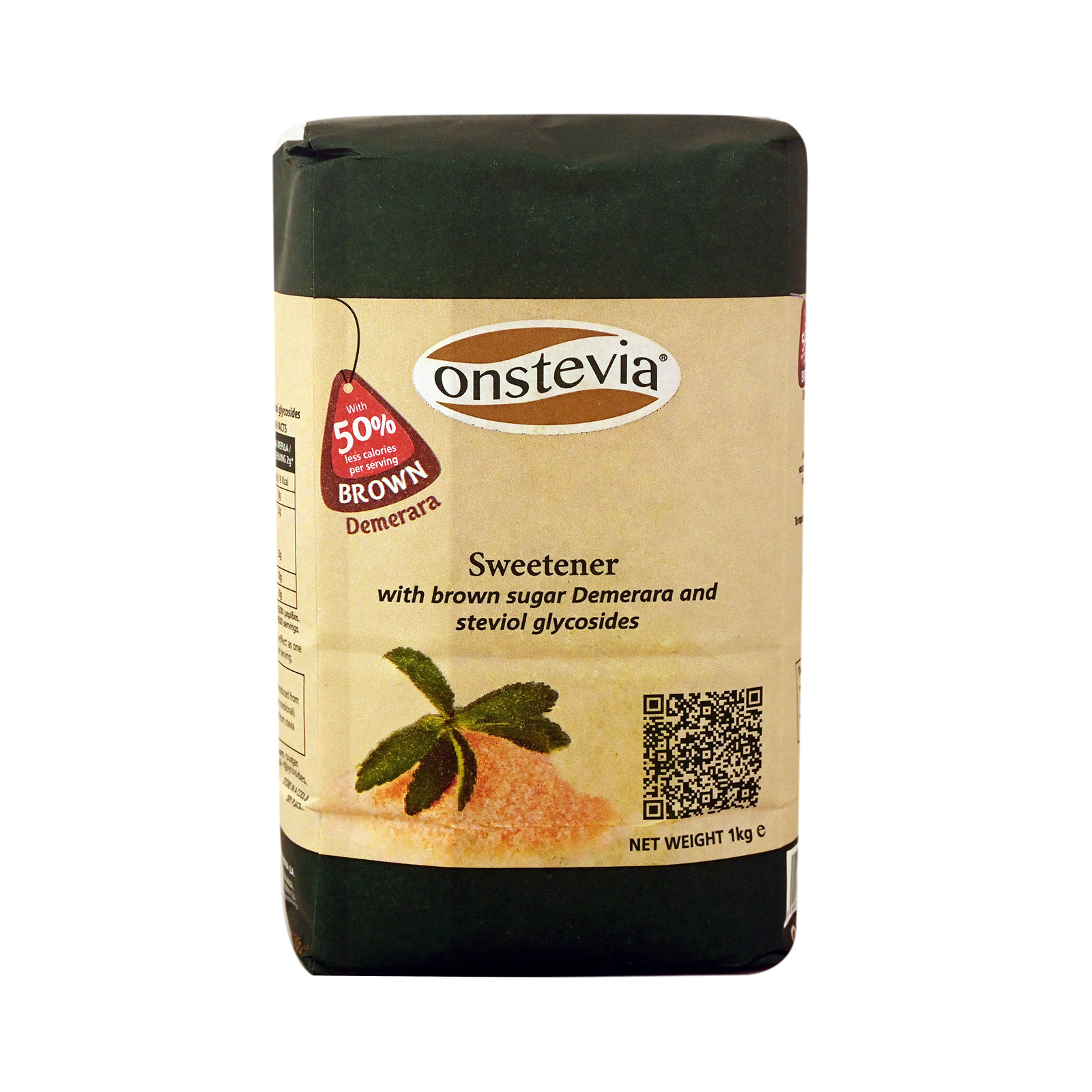 Onstevia γλυκαντικό brown sugar demerara 1kg εικόνα 1