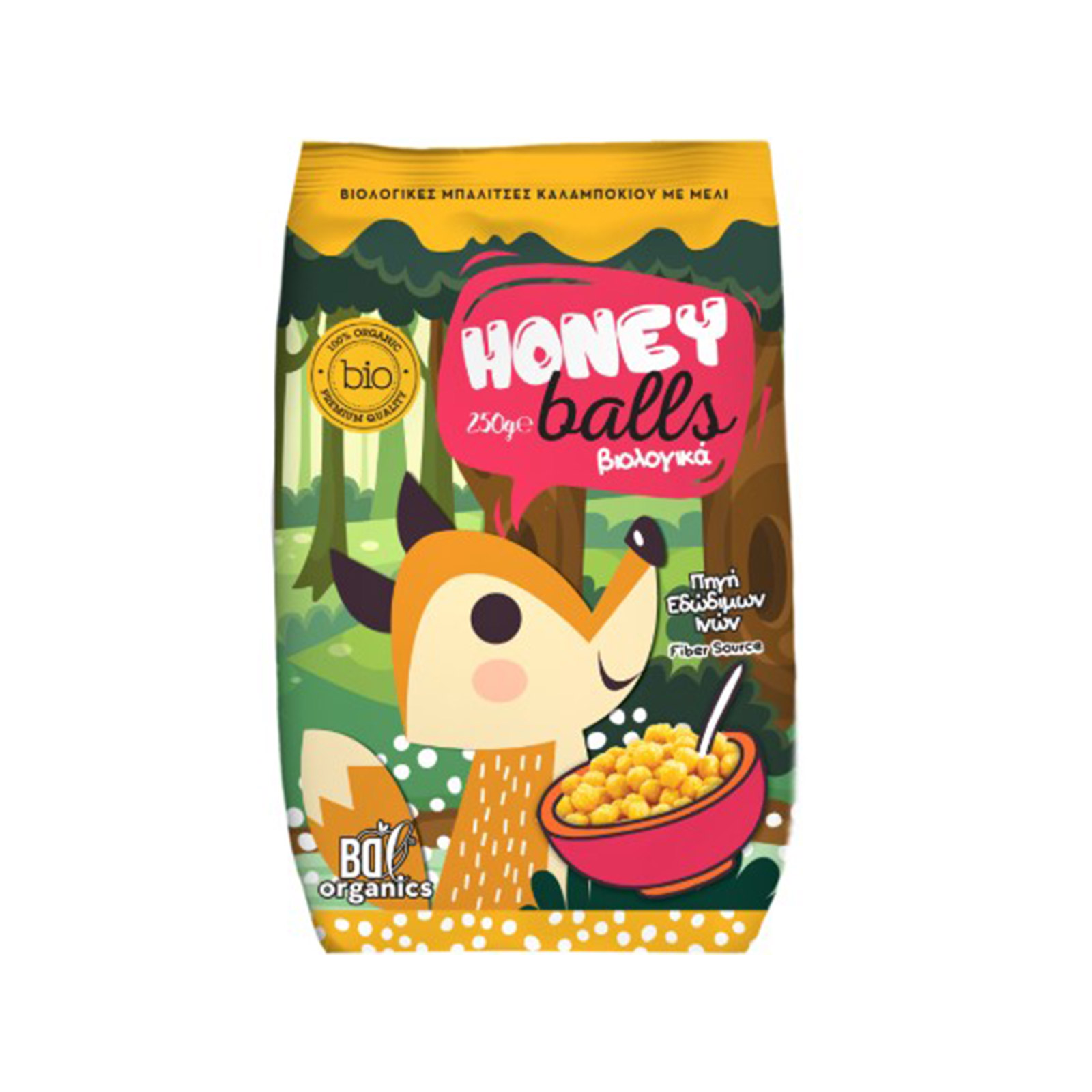 BDL δημητριακά καλαμποκιού παιδικά με μέλι 250g εικόνα 1