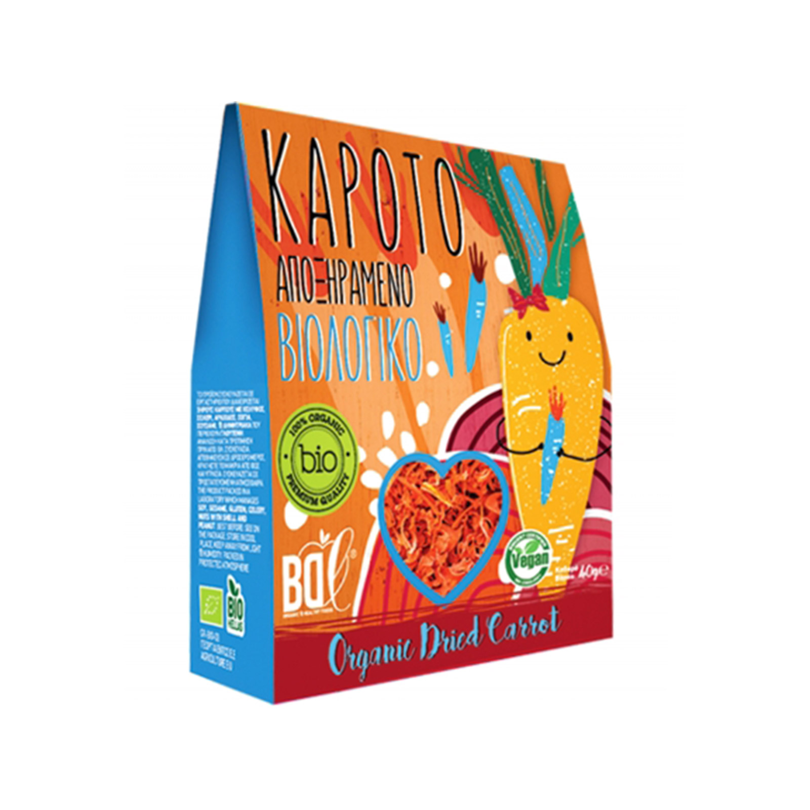 BDL Flakes καρότο αποξηραμένο 40g εικόνα 1