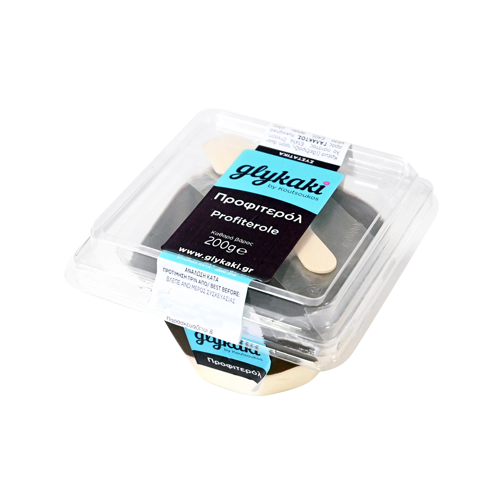 Glykaki επιδόρπιο ψυγείου γλύκισμα προφιτερόλ 200g εικόνα 1