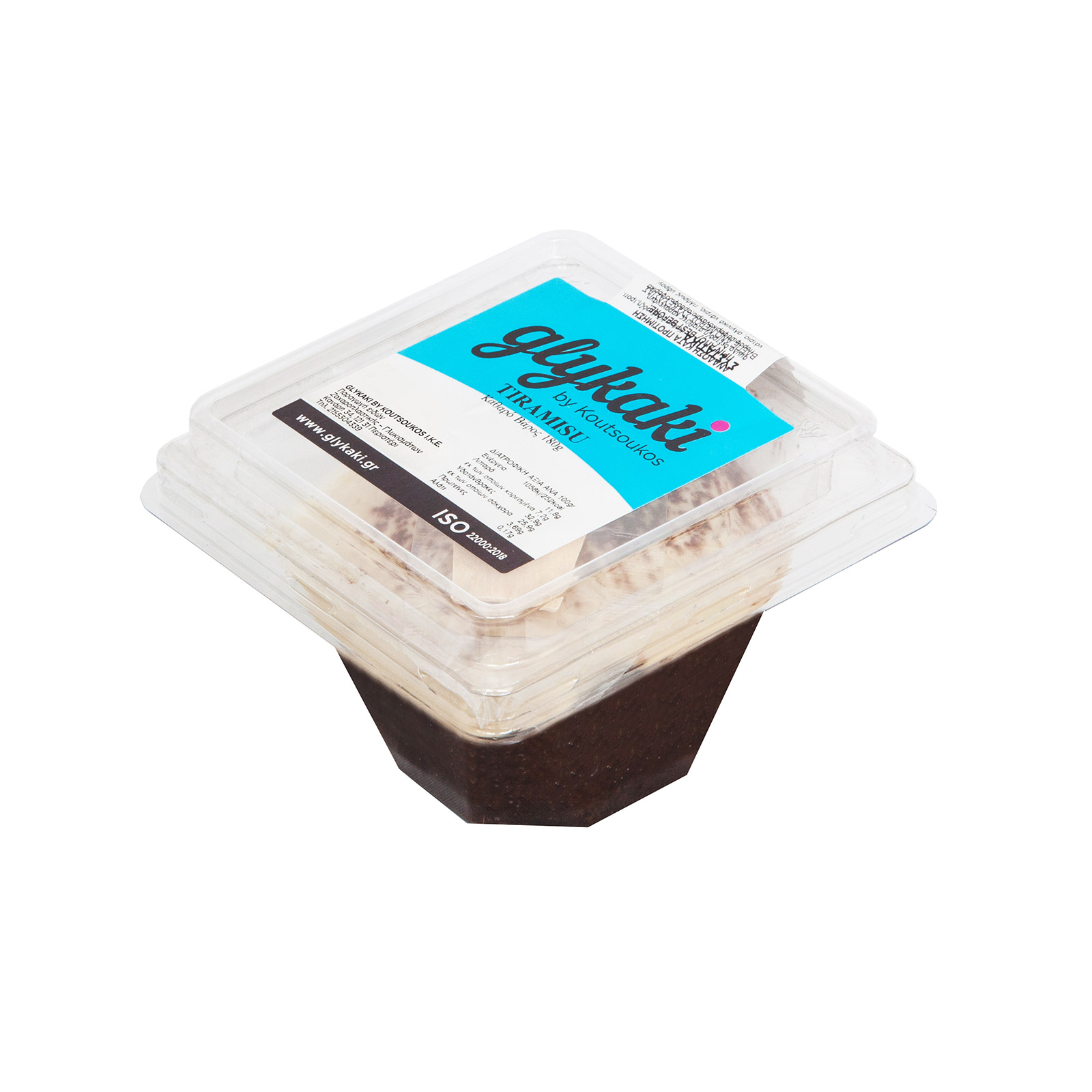 Glykaki επιδόρπιο ψυγείου γλύκισμα τιραμισού 180g εικόνα 1
