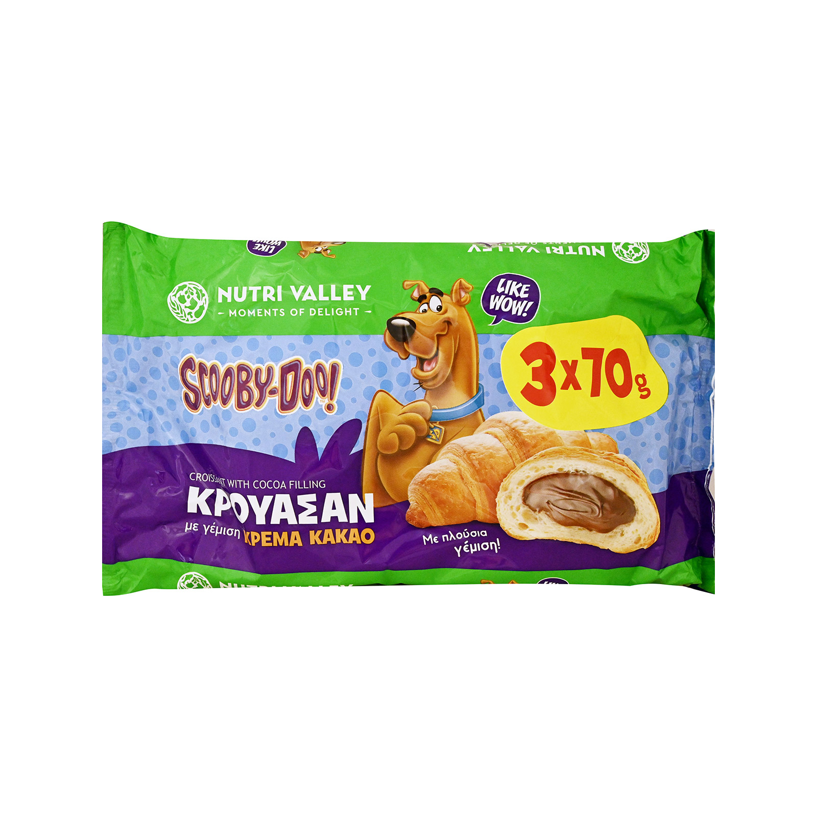 Nutri Valley Scooby Doo κρουασάν με γέμιση κρέμα κακάο εικόνα 1