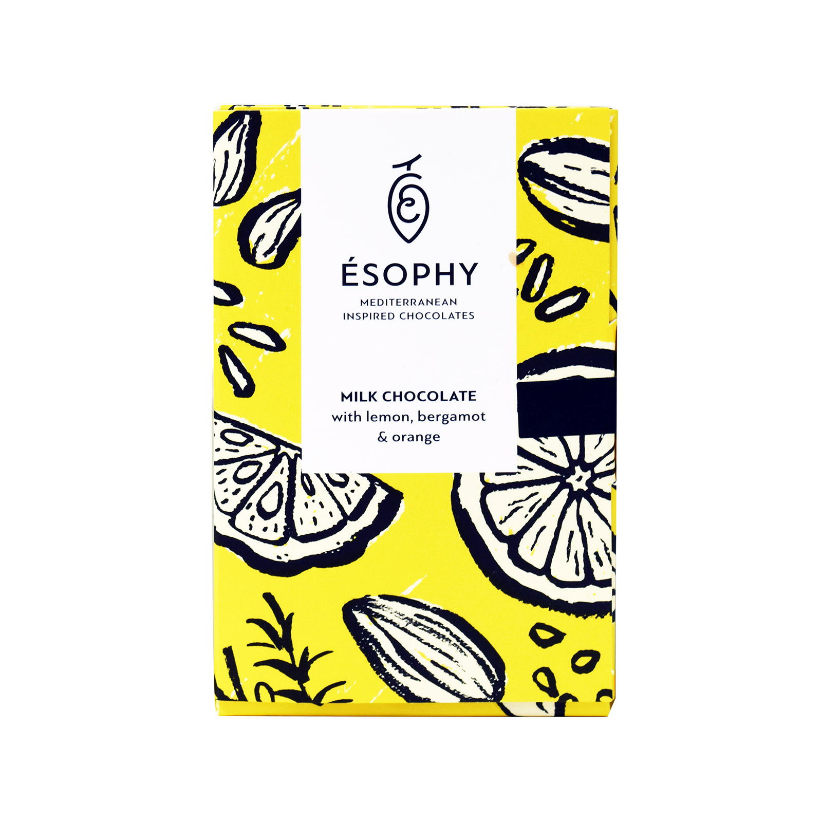 Esophy σοκολάτα γάλακτος με λεμόνι, περγαμόντο 50g εικόνα 1