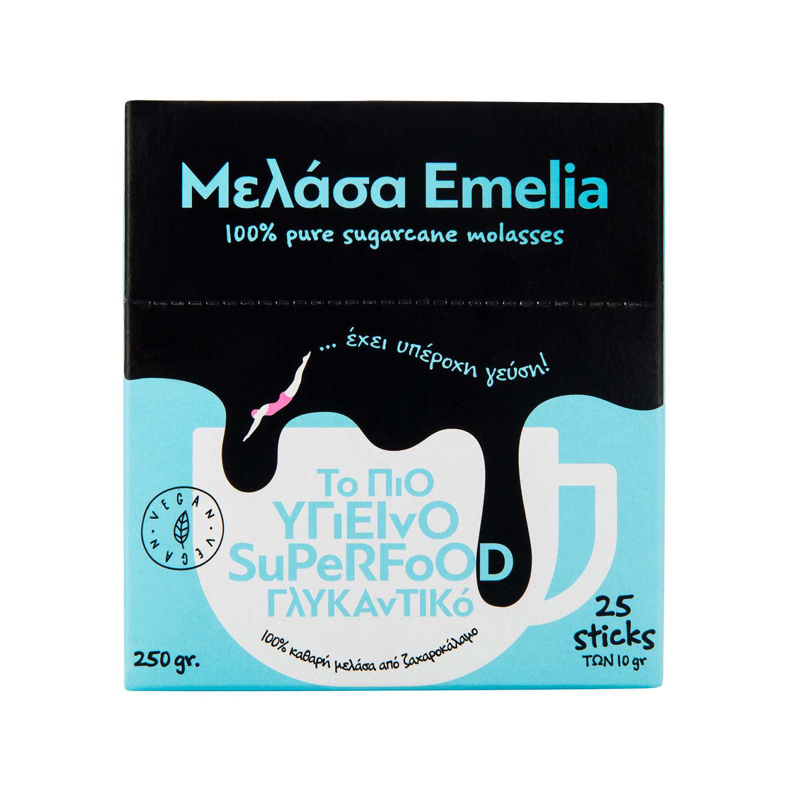 Emelia μελάσα στικ 25x10g εικόνα 1