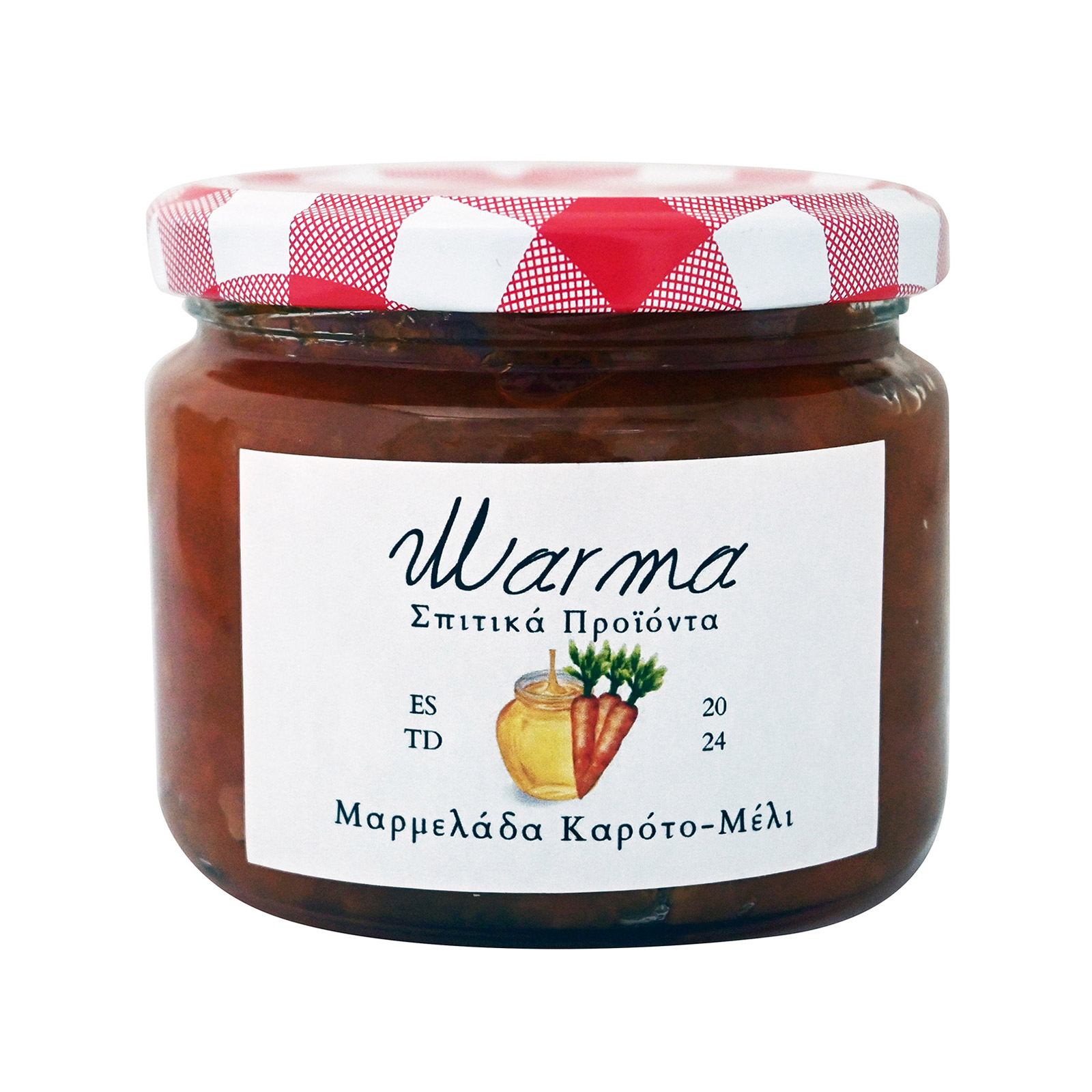 Marma μαρμελάδα καρότο - μέλι 350g εικόνα 1