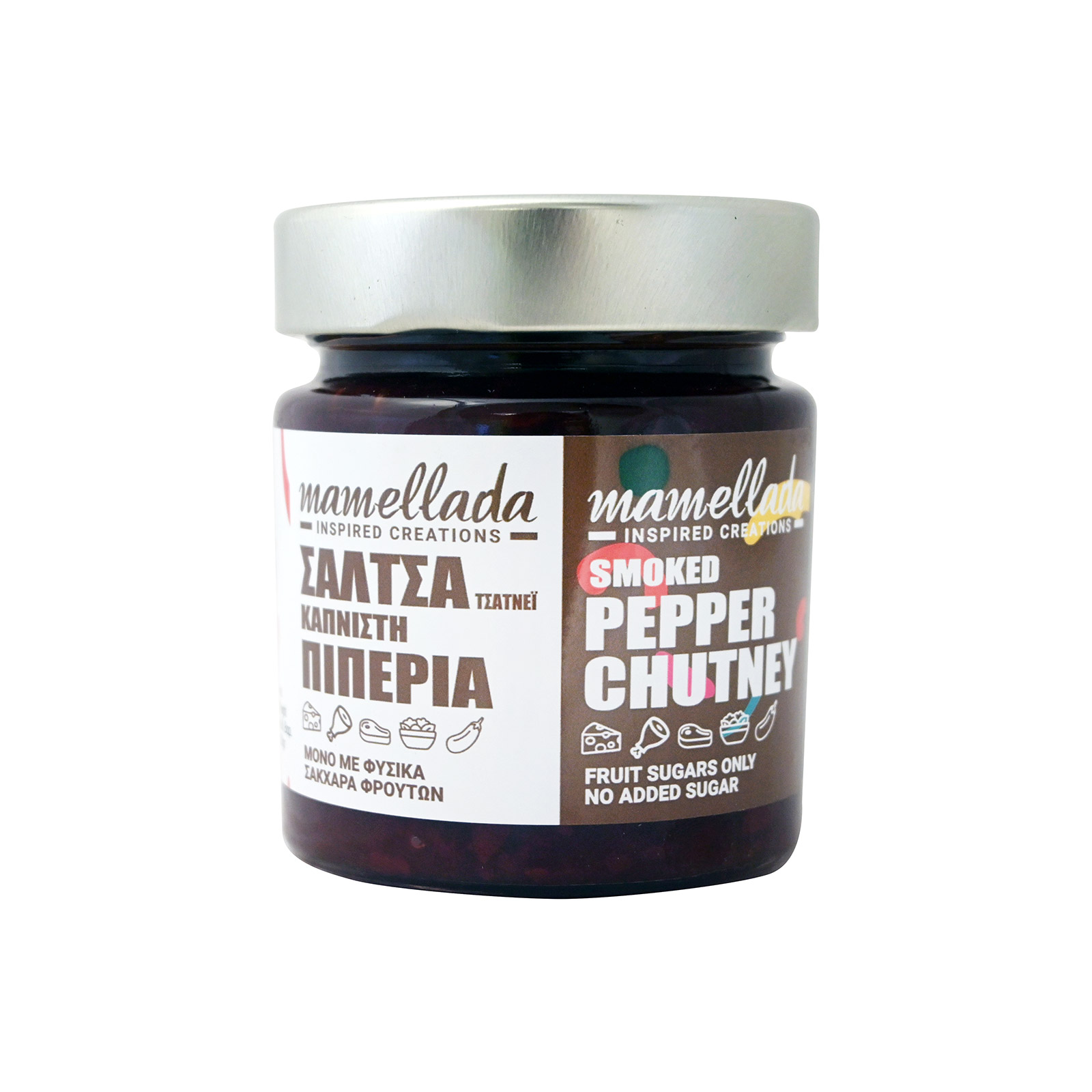 Mamellada σάλτσα chutney καπνιστή πιπερια 250g εικόνα 1