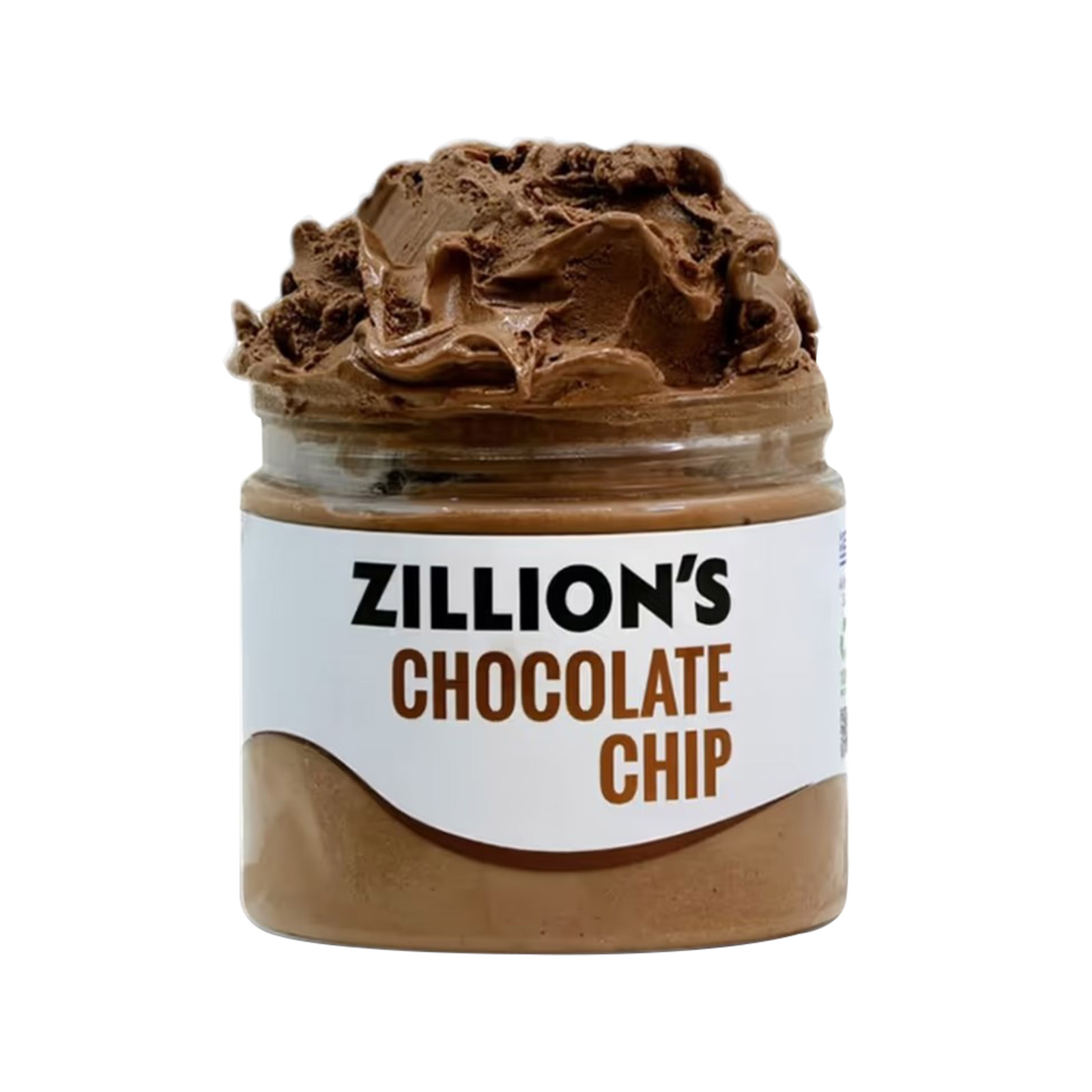 Zillion's family-size ice cream chocolate chip 400ml image 1