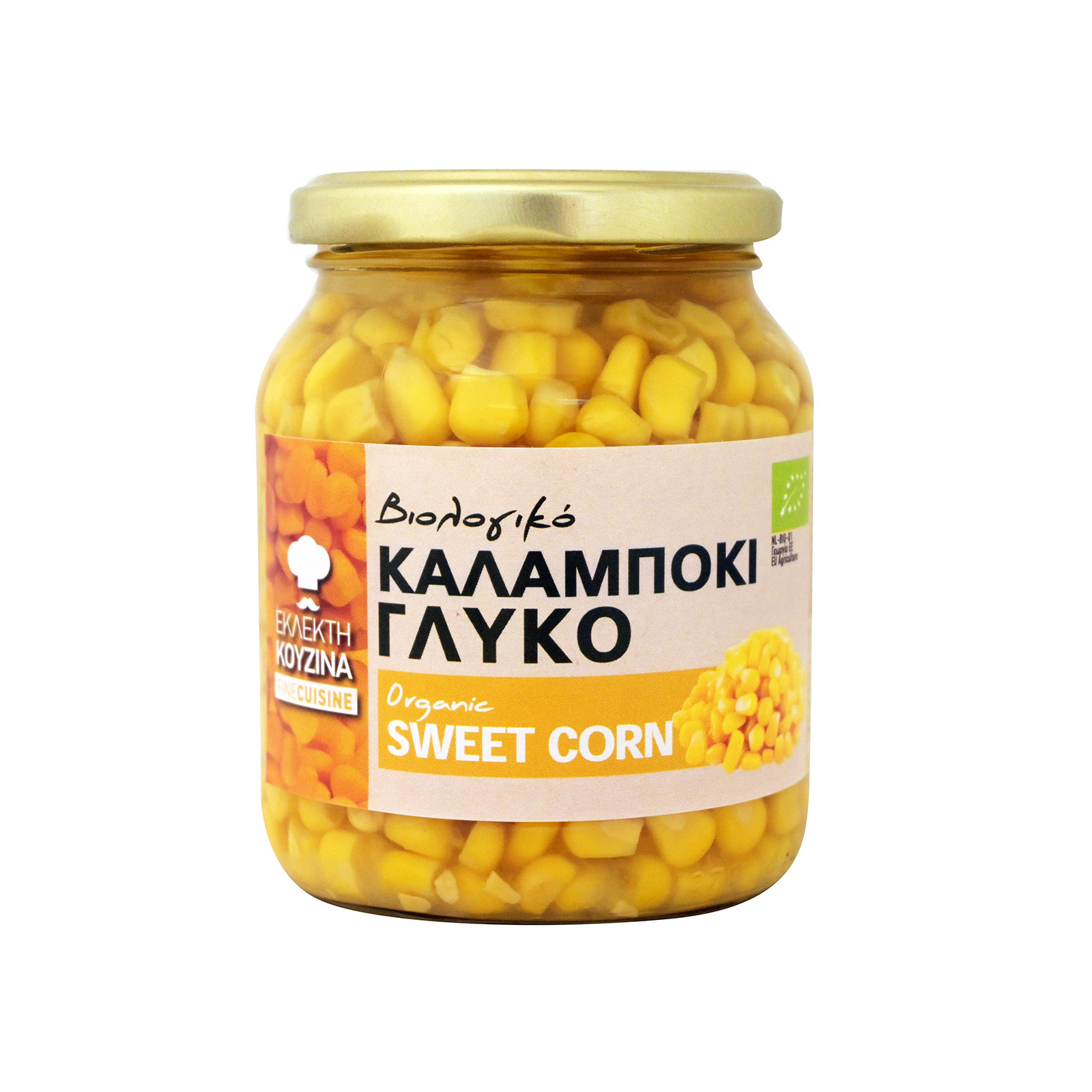 Βιοαγρός Εκλεκτή Κουζίνα καλαμπόκι προβρασμένο γλυκό 350g εικόνα 1