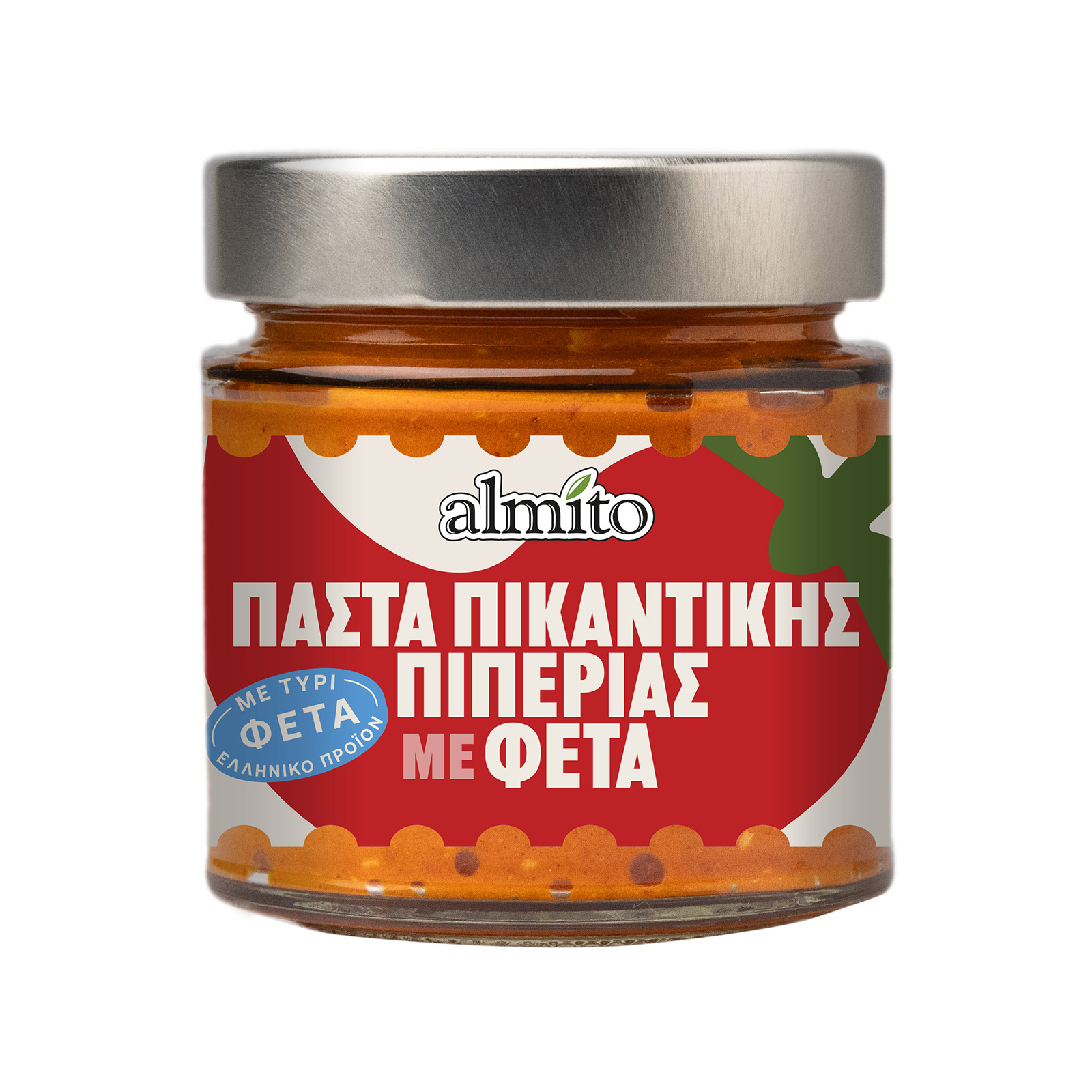 Almito πάστα πιπεριάς πικάντικη με τυρί φέτα 190g εικόνα 1