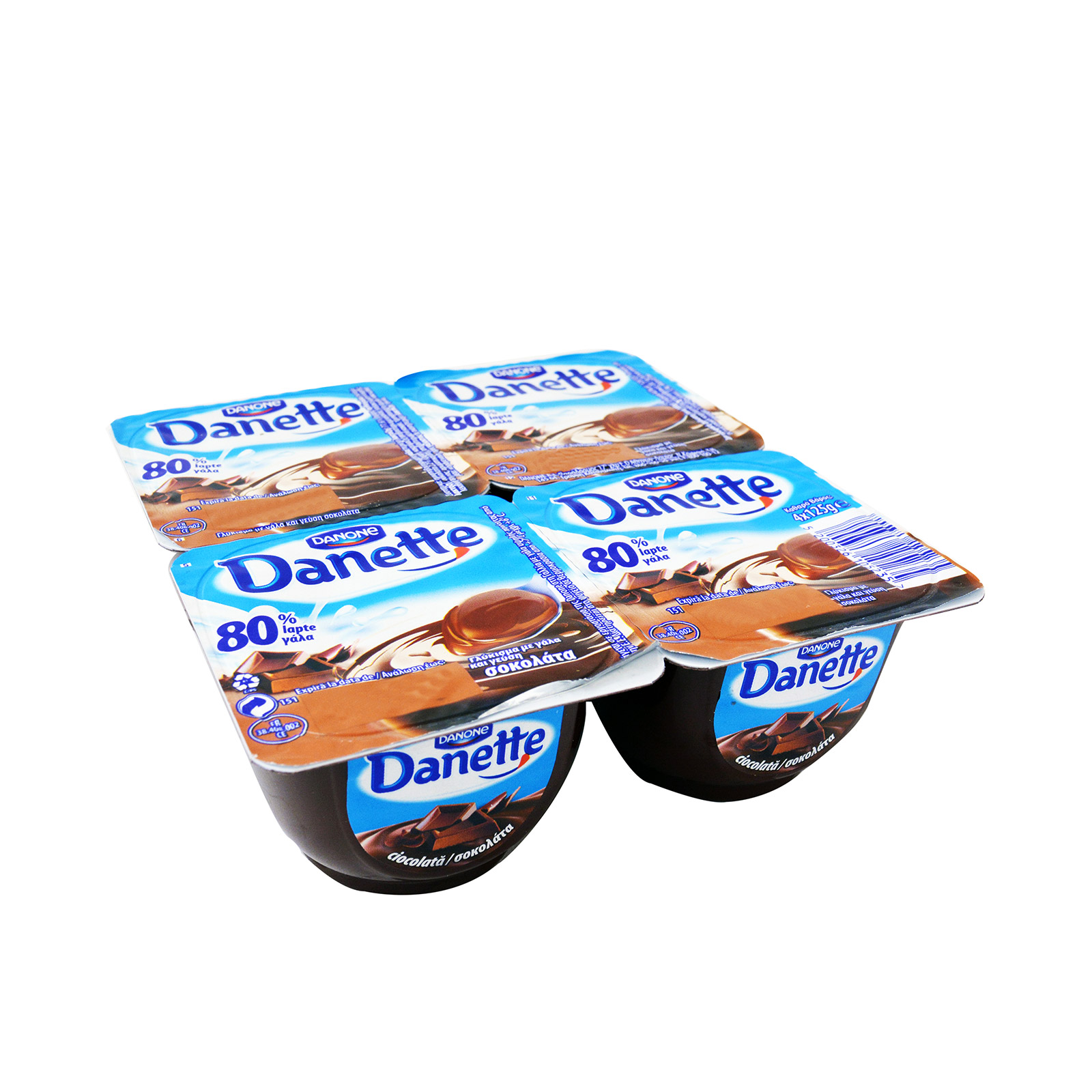 Danone Danette refrigerated confectionery chocolate 4x125g image 1