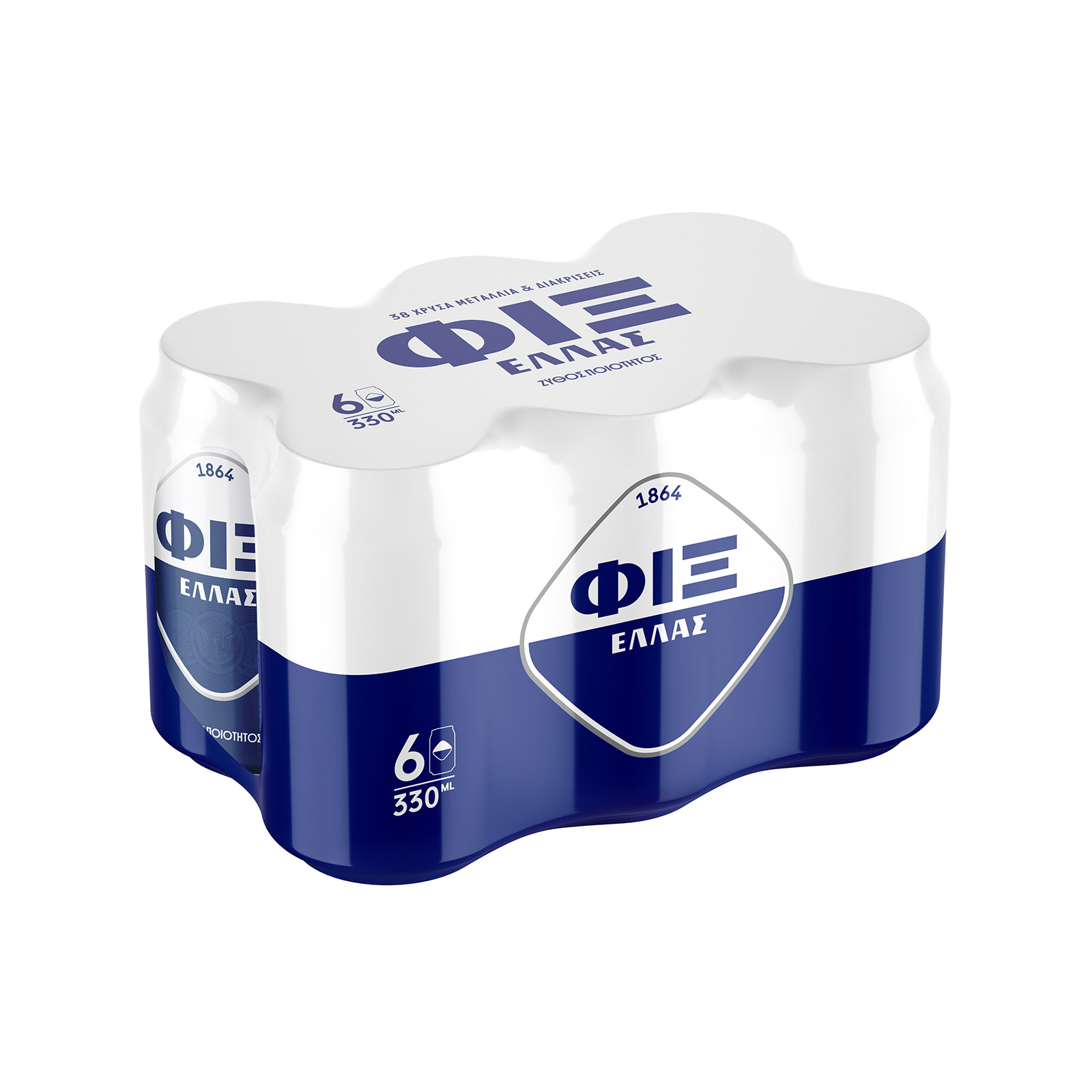 Φιξ Ελλάς μπίρα 6x330ml εικόνα 1