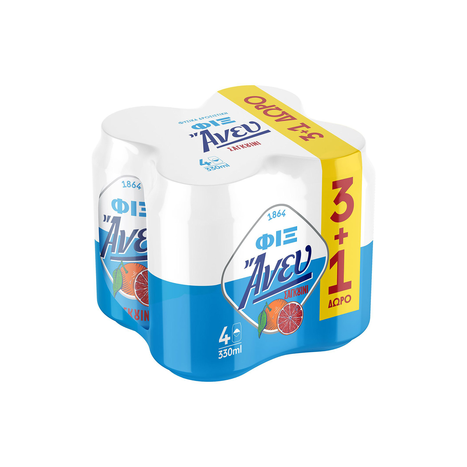 Φιξ Άνευ μπίρα 3x330ml + 1 δώρο εικόνα 1