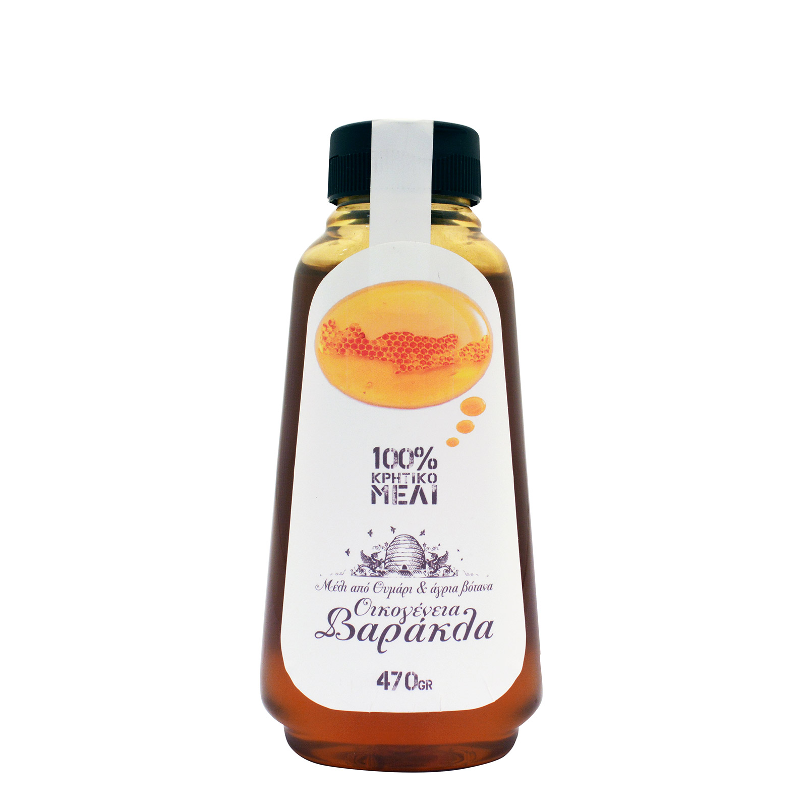 Οικογένεια Βαράκλα μέλι από θυμάρι & άγρια βότανα 470g εικόνα 1