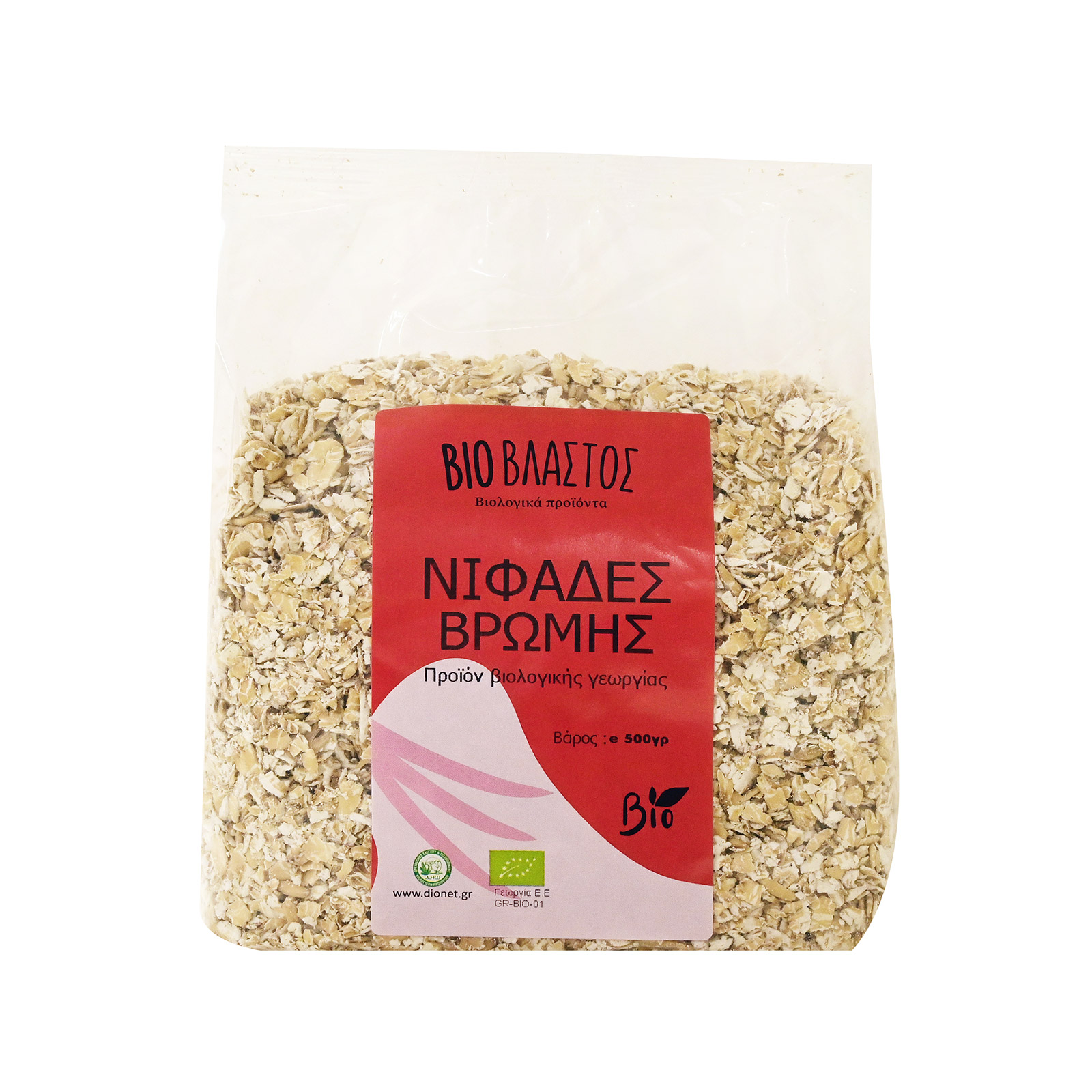 Βιοβλαστός νιφάδες βρώμης 500g εικόνα 1