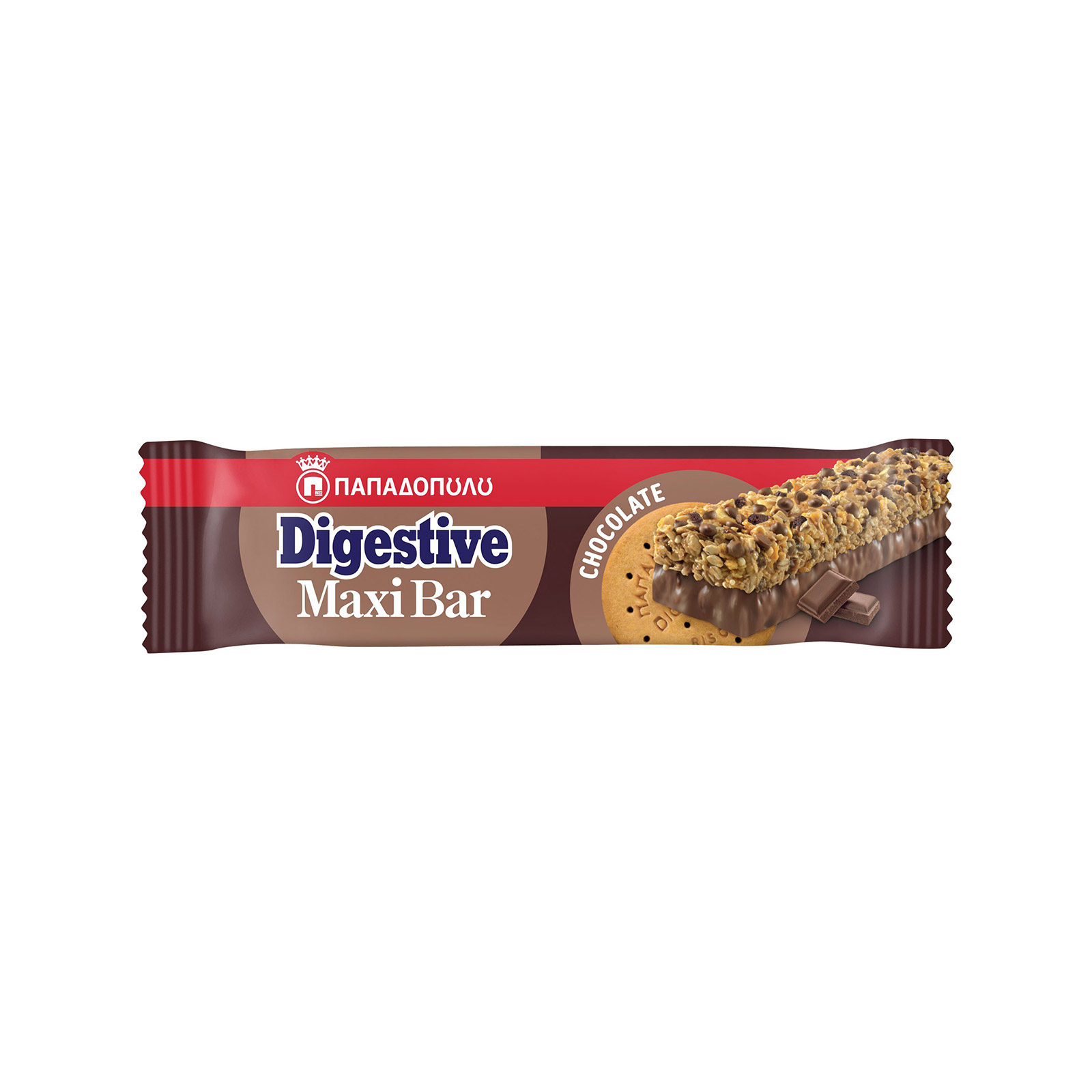 Digestive Maxi Bar μπάρα δημητριακών chocolate 50g εικόνα 1