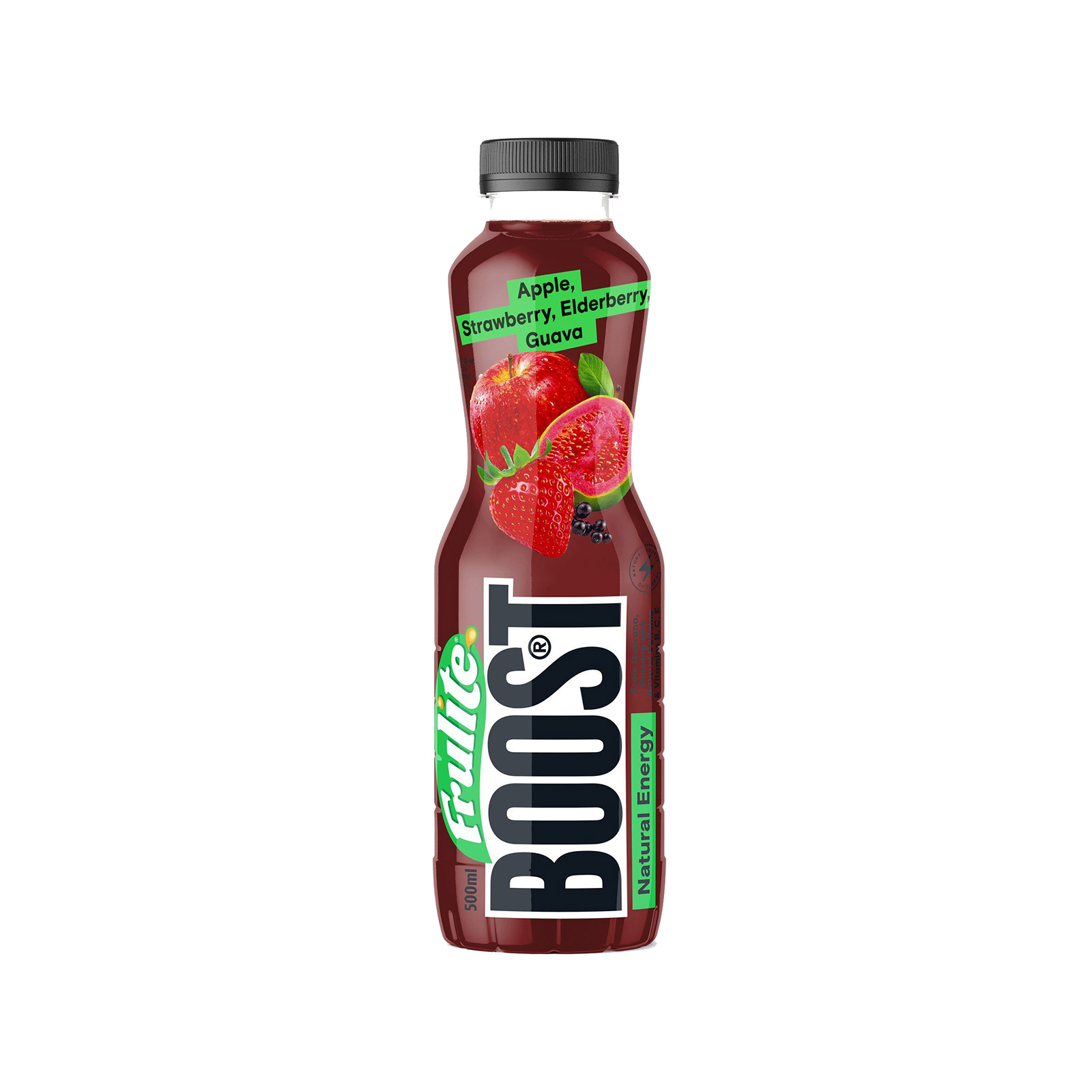 Frulite Boost χυμός apple, strawberry, elderberry, guava 500ml εικόνα 1