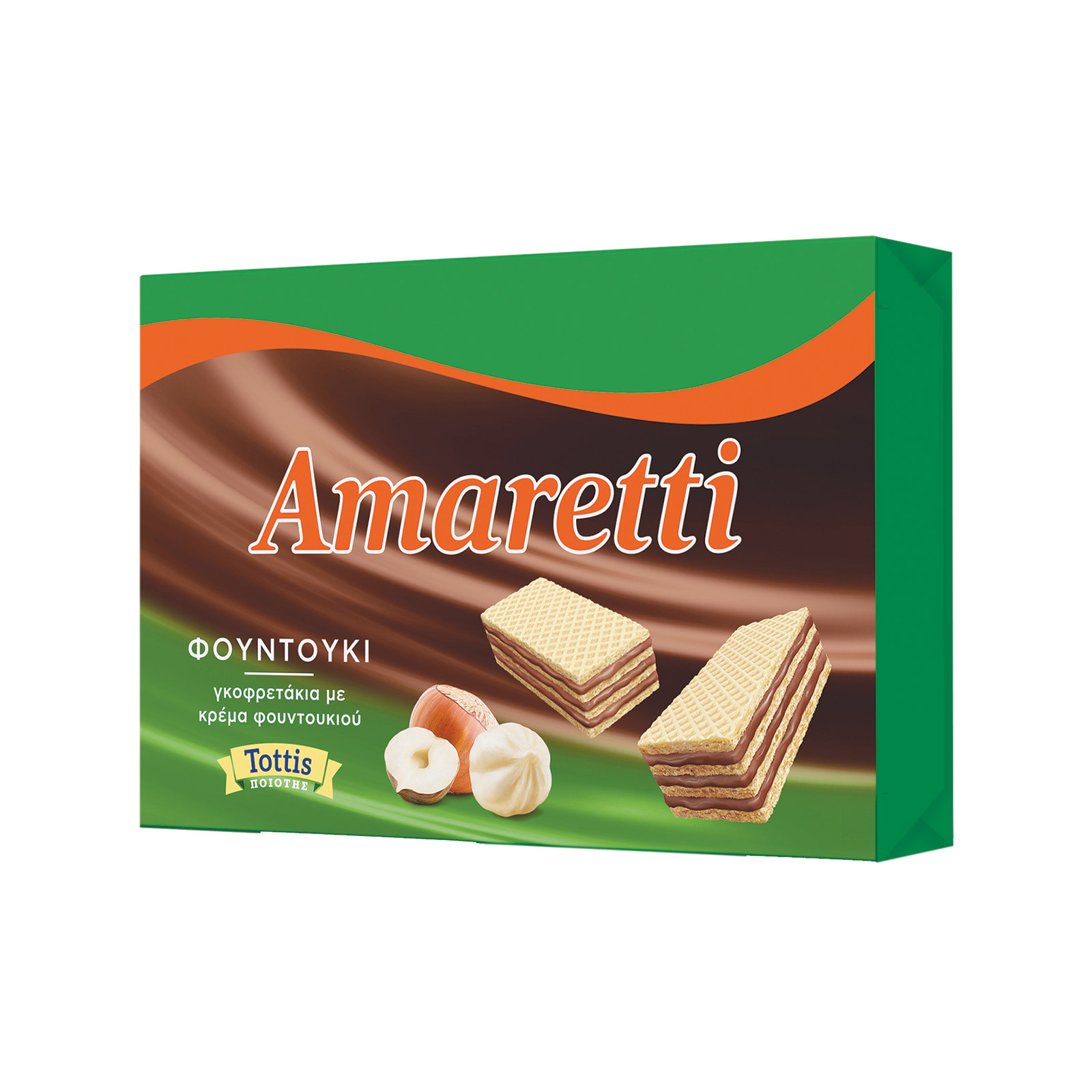 Amaretti γκοφρετάκια φουντούκι 68g εικόνα 1