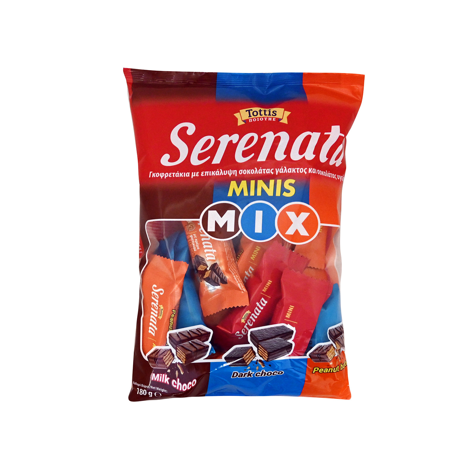 Tottis Serenata minis γκοφρετάκια mix 180g εικόνα 1