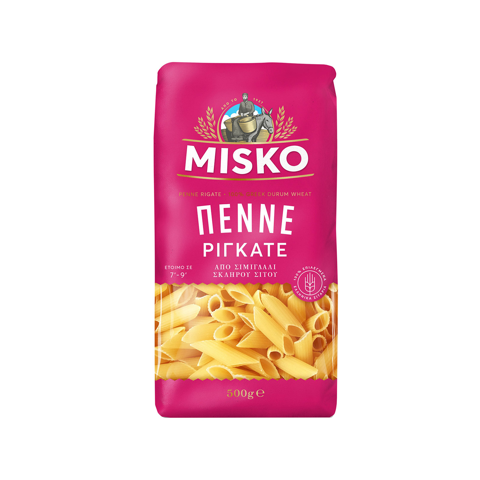 Misko πάστα ζυμαρικών πέννε ριγκάτε 500g εικόνα 1