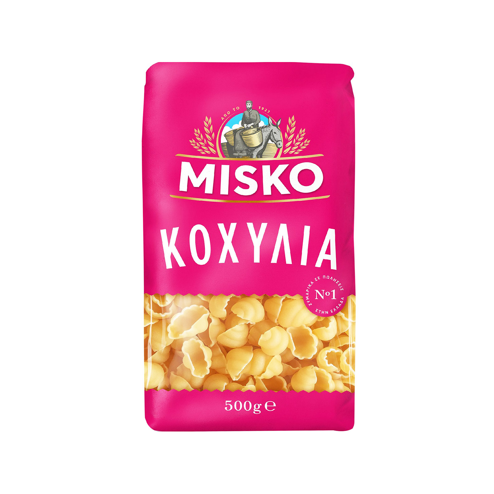 Misko πάστα ζυμαρικών κοχύλι 500g εικόνα 1