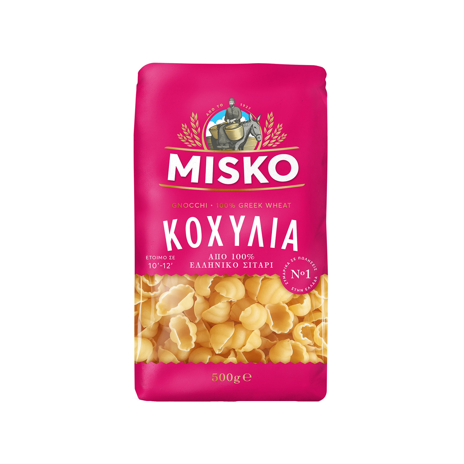 Misko πάστα ζυμαρικών κοχύλι 500g εικόνα 1