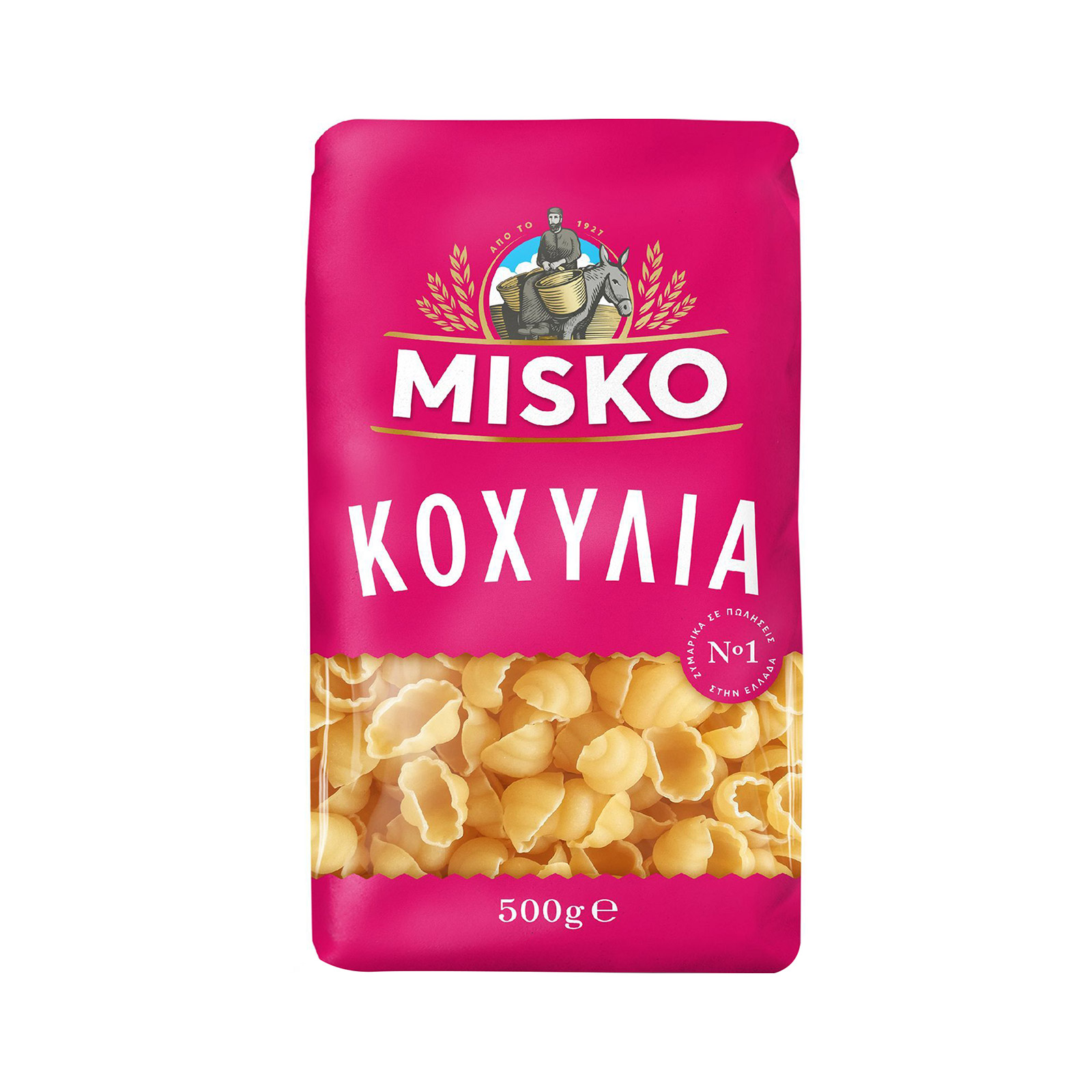 Misko πάστα ζυμαρικών κοχύλι 500g εικόνα 1