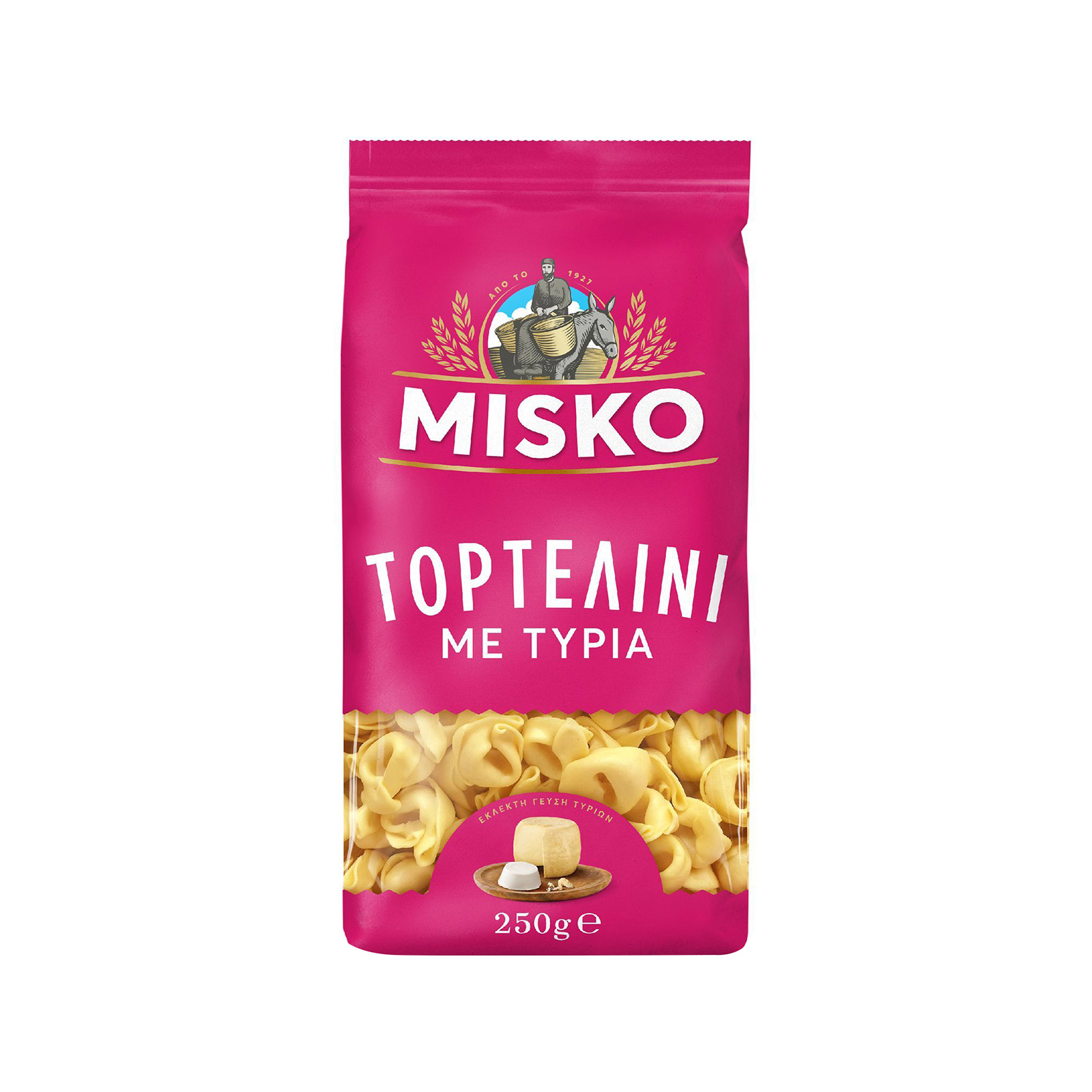 Misko πάστα ζυμαρικών τορτελίνι με τυριά 250g εικόνα 1