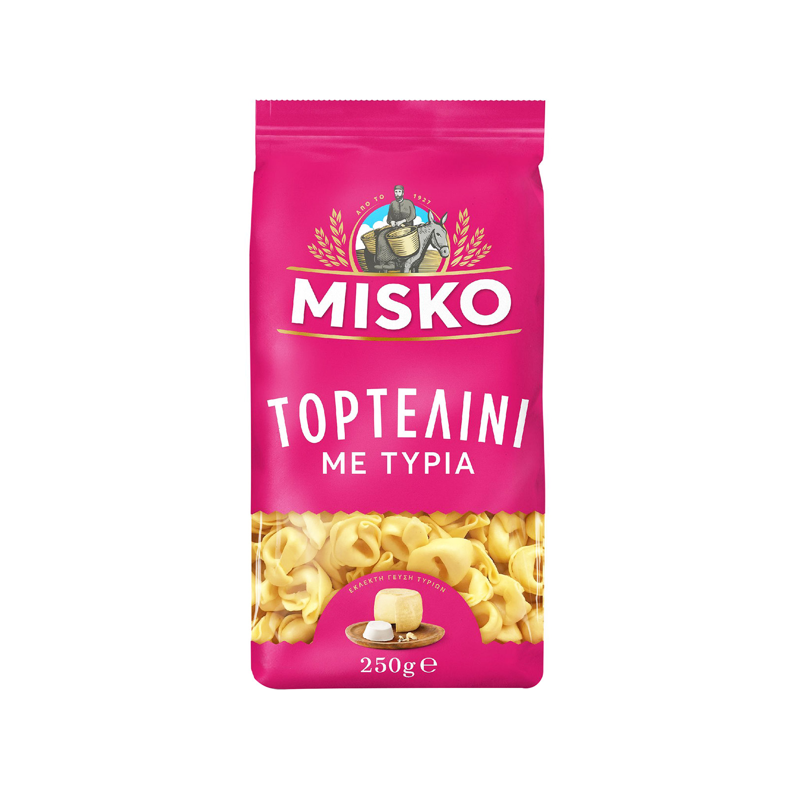 Misko πάστα ζυμαρικών τορτελίνι με τυριά 250g εικόνα 1