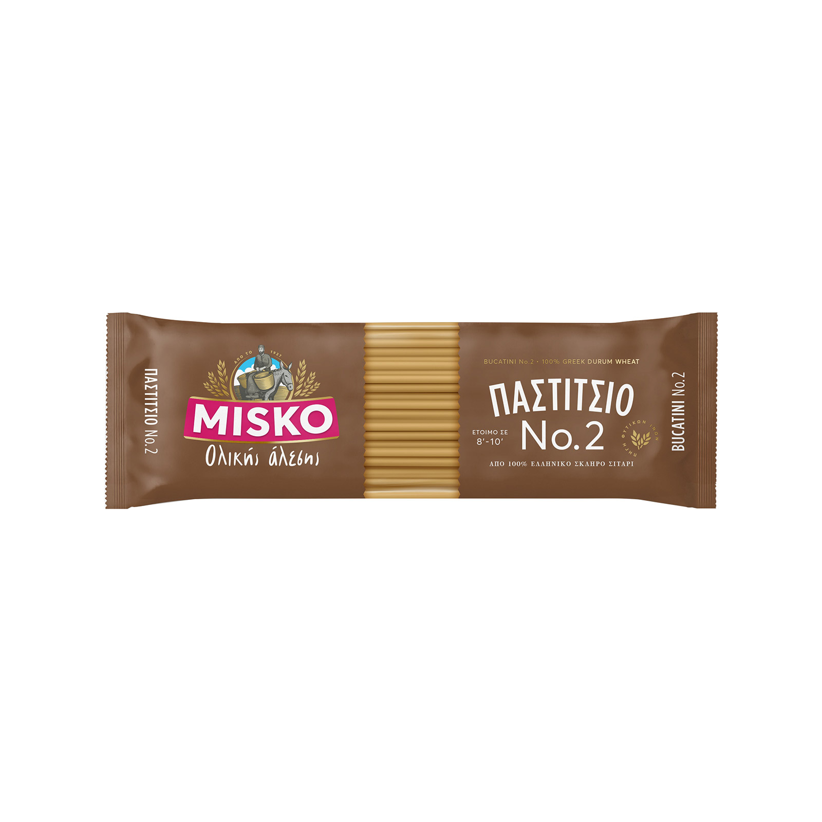 Misko μακαρόνια ολικής αλέσεως παστίτσιο Nο. 2 500g εικόνα 1