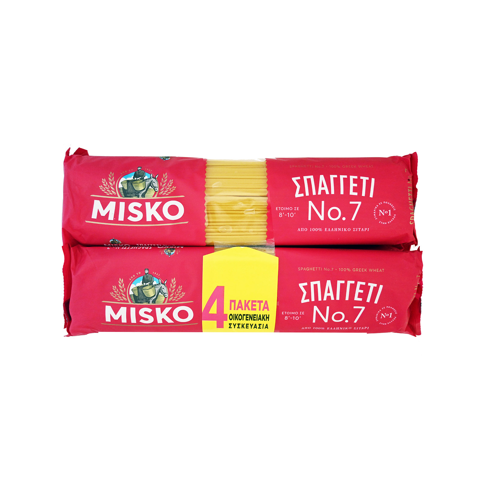 Misko μακαρόνια σπαγγέτι nο. 7 4x500g εικόνα 1