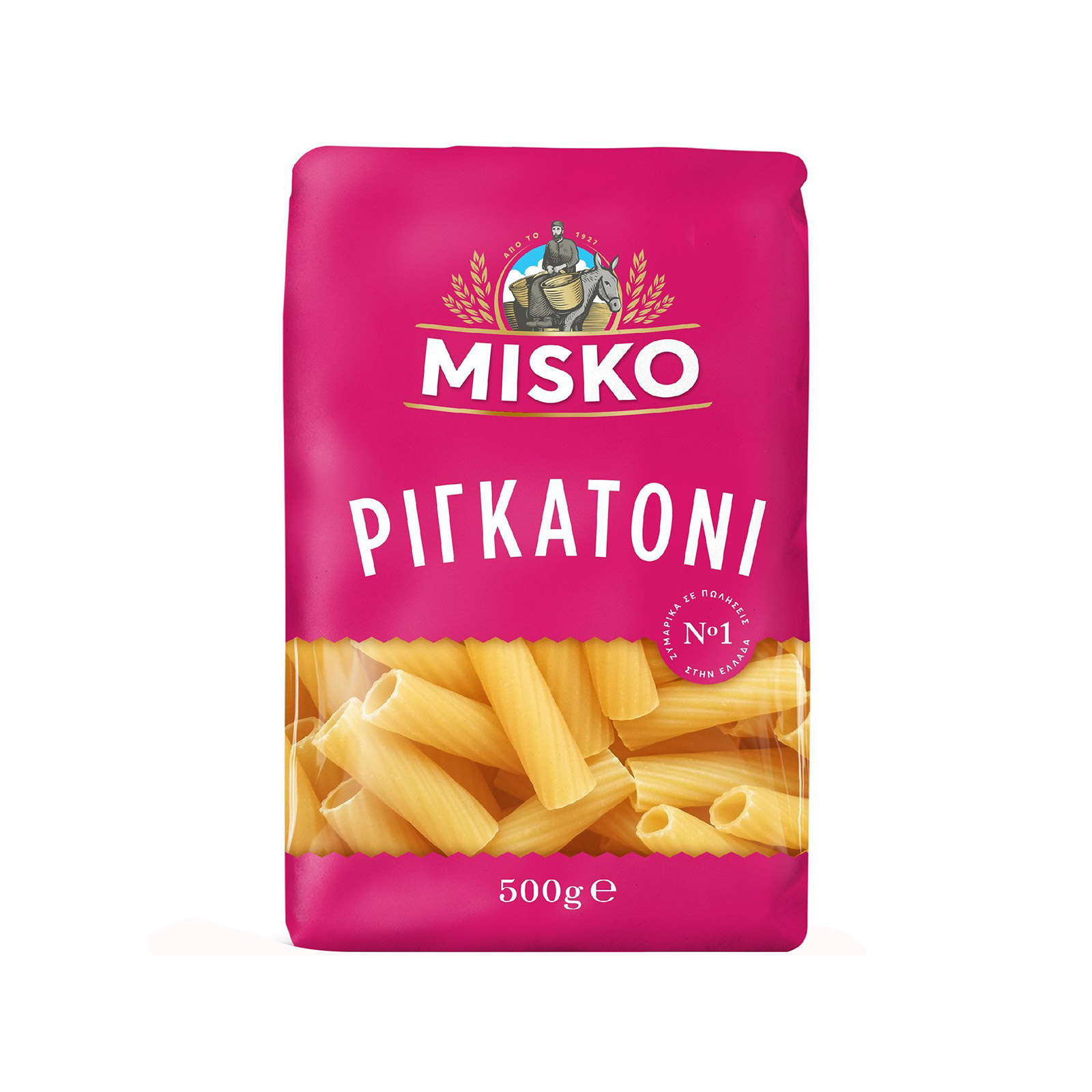 Misko πάστα ζυμαρικών ριγκατόνι 500g εικόνα 1