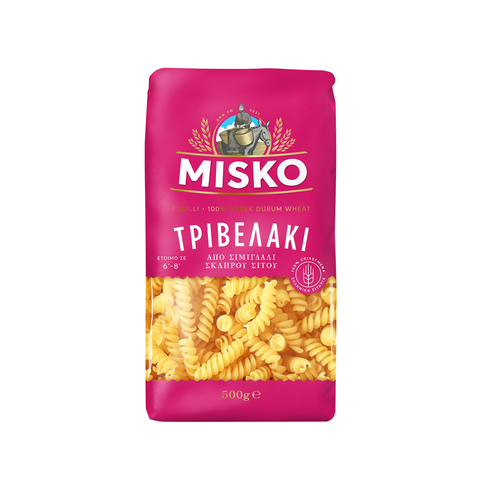 Misko πάστα ζυμαρικών τριβελάκι 500g εικόνα 1