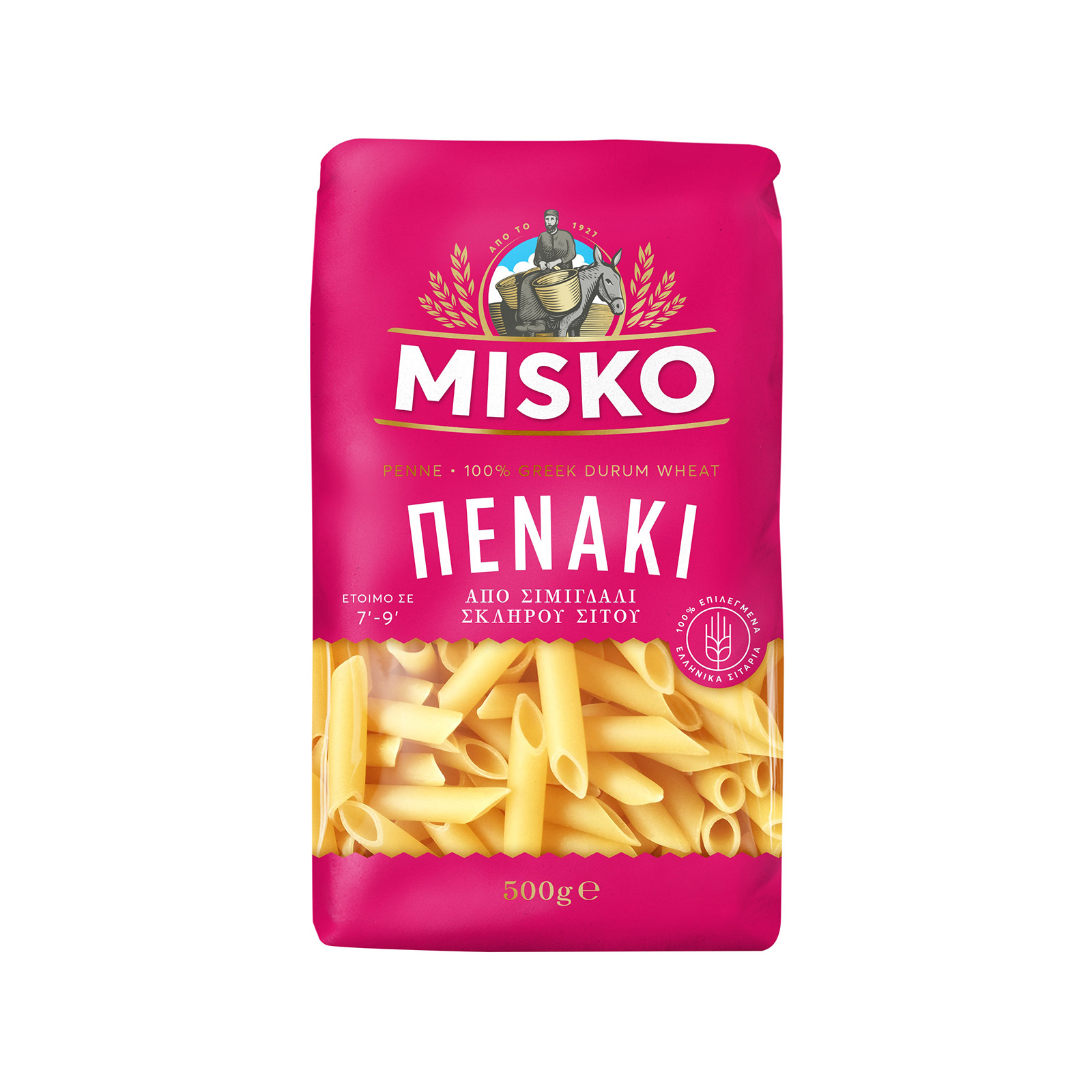 Misko πάστα ζυμαρικών πενάκι 500g εικόνα 1