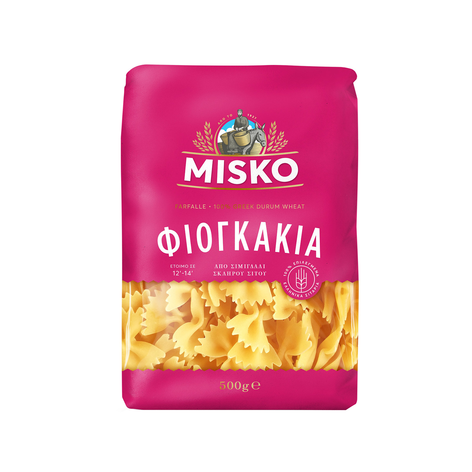 Misko πάστα ζυμαρικών φιογκάκι 500g εικόνα 1